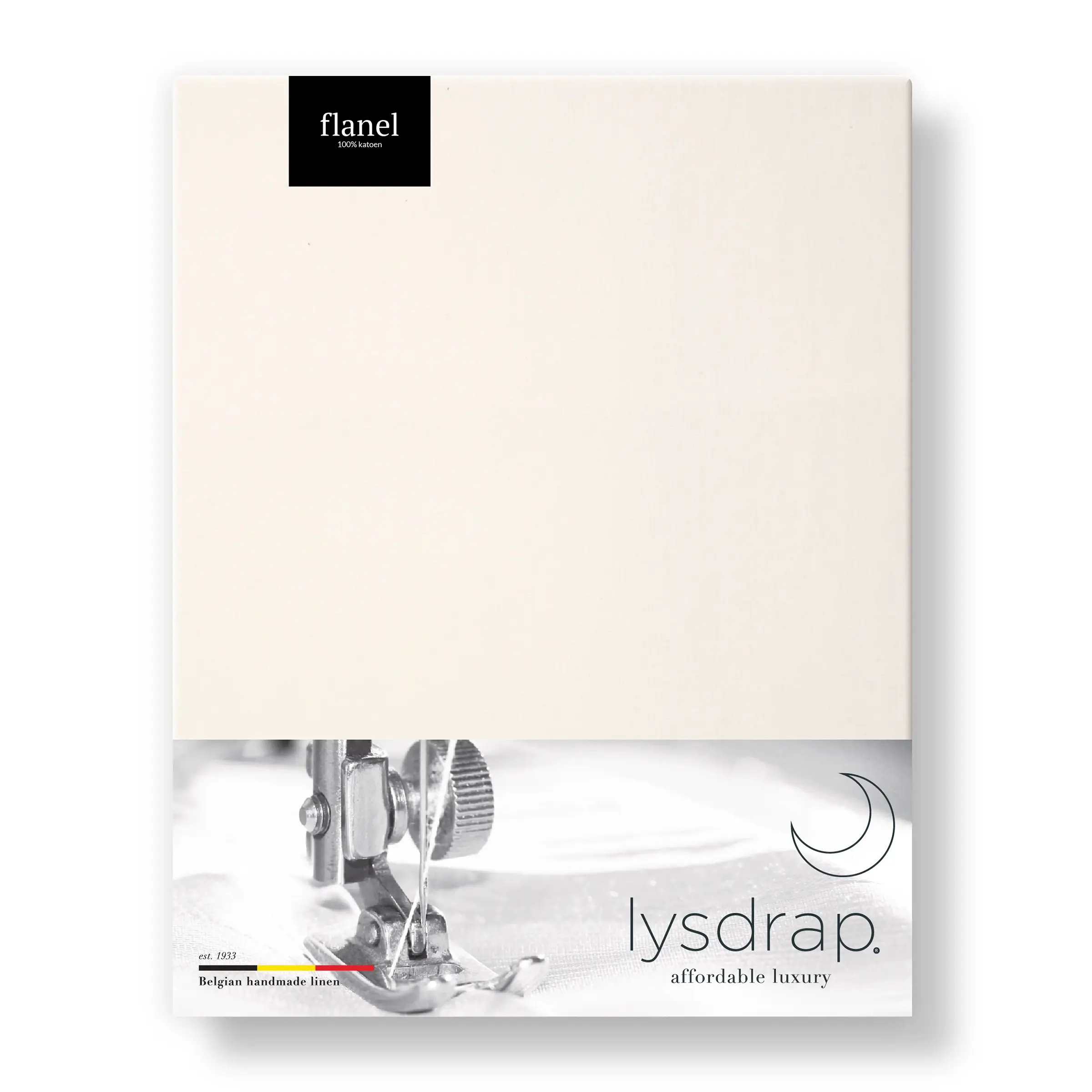 Lysdrap Topper Hoeslaken Flanel 140 gr/m2 Offwhite