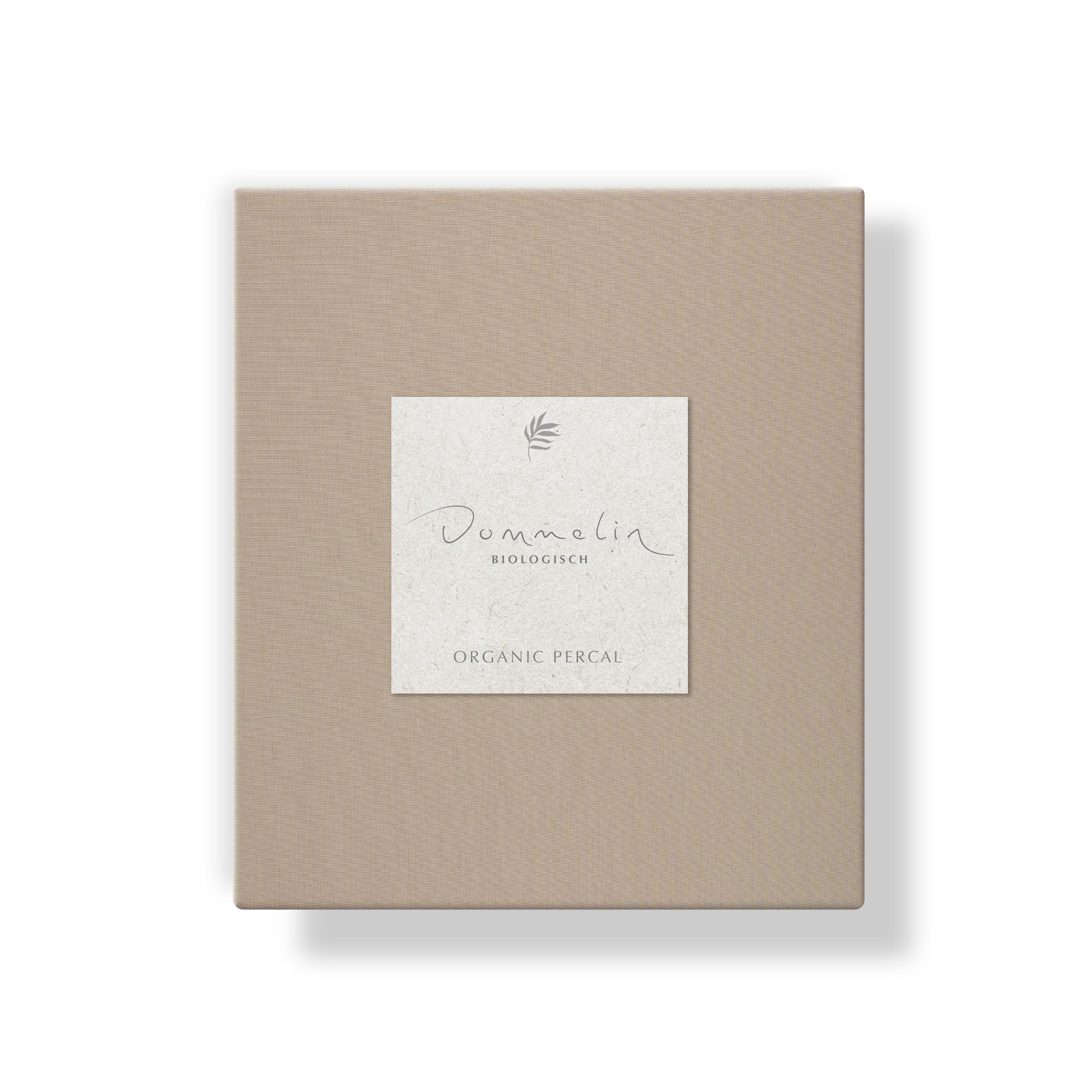 Dommelin Kussensloop Organic Percal 200TC Hazelnoot