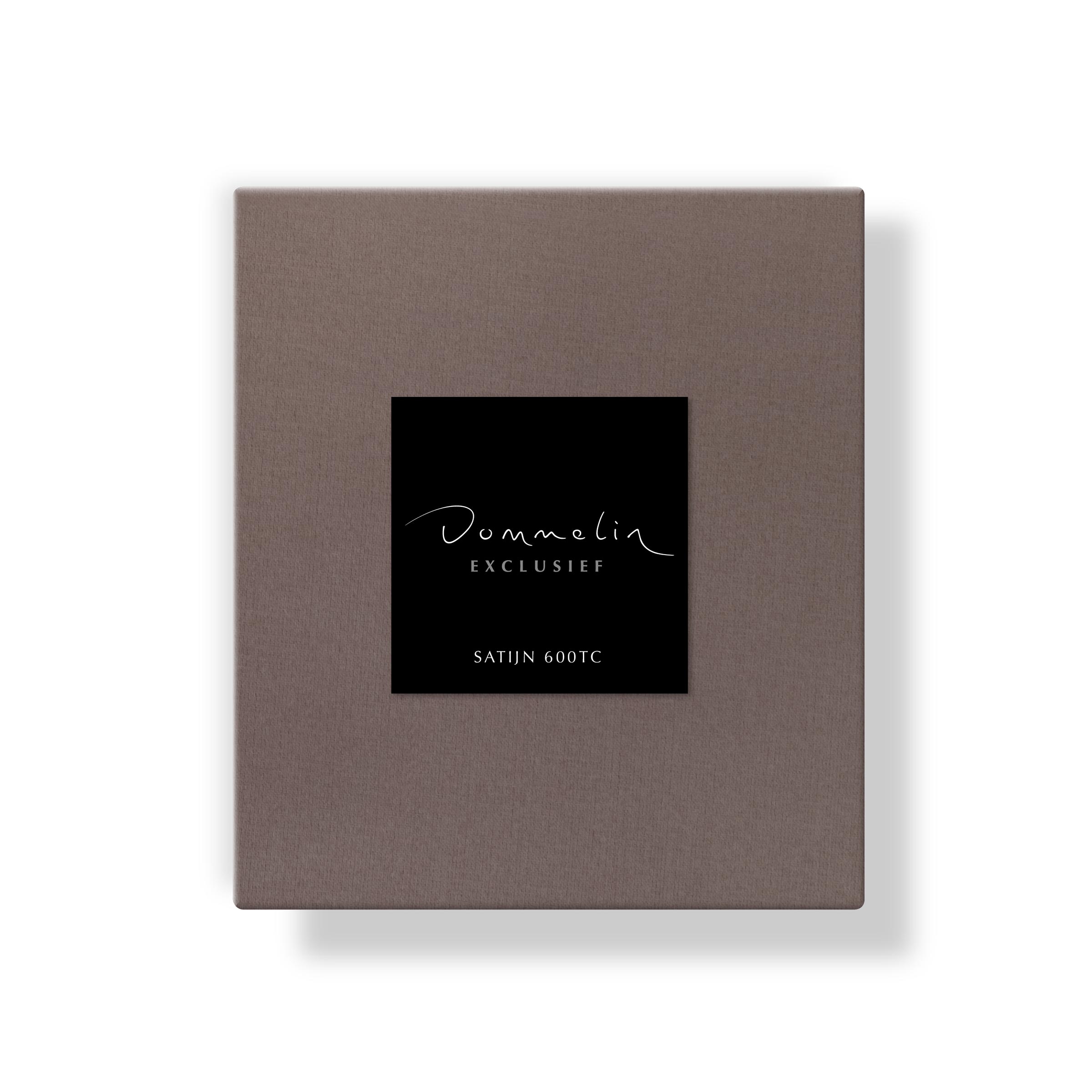 Dommelin Kussensloop Satijn 600TC Truffel