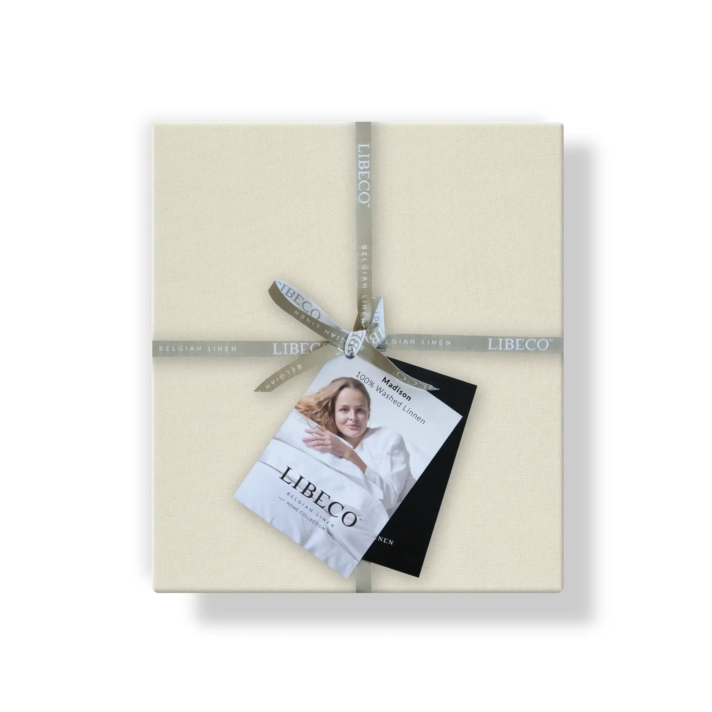 Libeco Kussensloop Madison Washed Linnen 175 gr/m2 White Sand