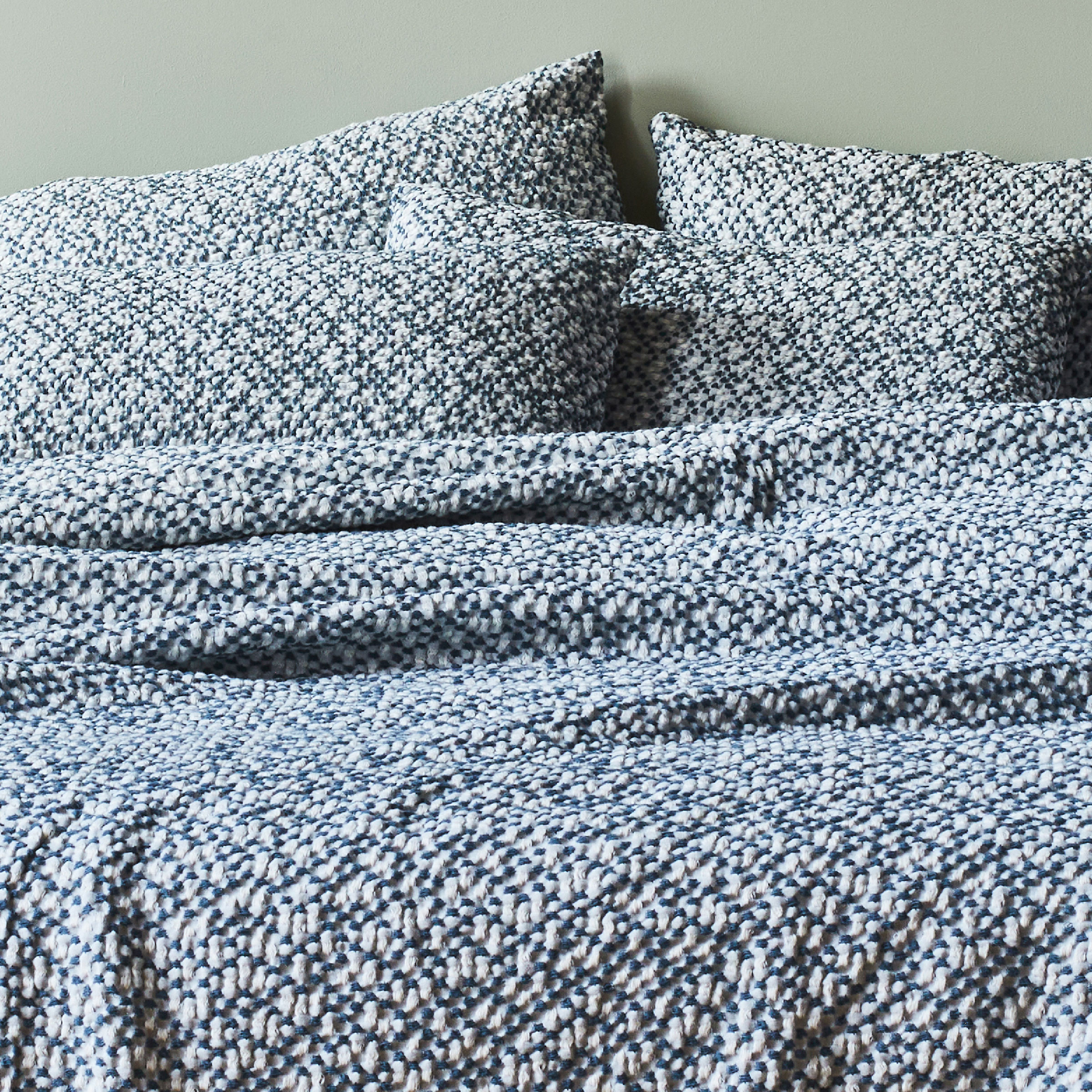 Essix Sierkussenhoes Mirage Stonewashed Katoen Nautilus 40 x 60 cm