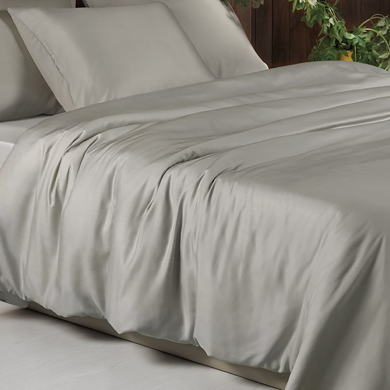 Dommelin Lakenset Madeira Micromodal 300TC Lichtgrijs