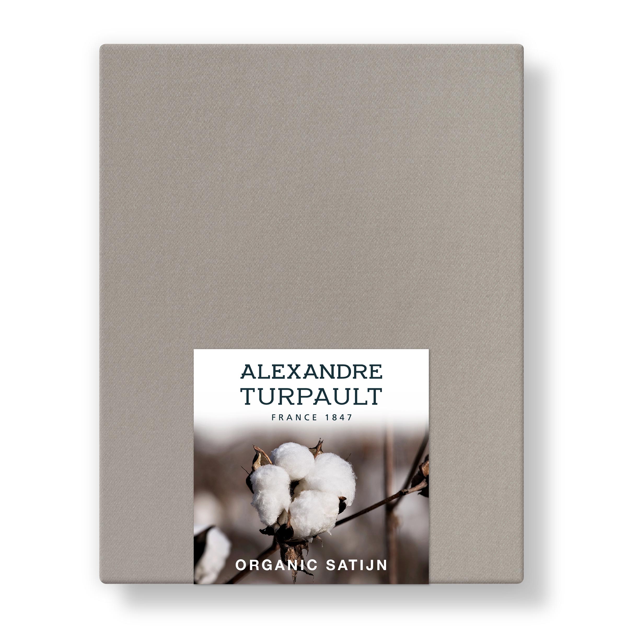 Alexandre Turpault Laken Teophile Organic Satijn 300TC Gazelle