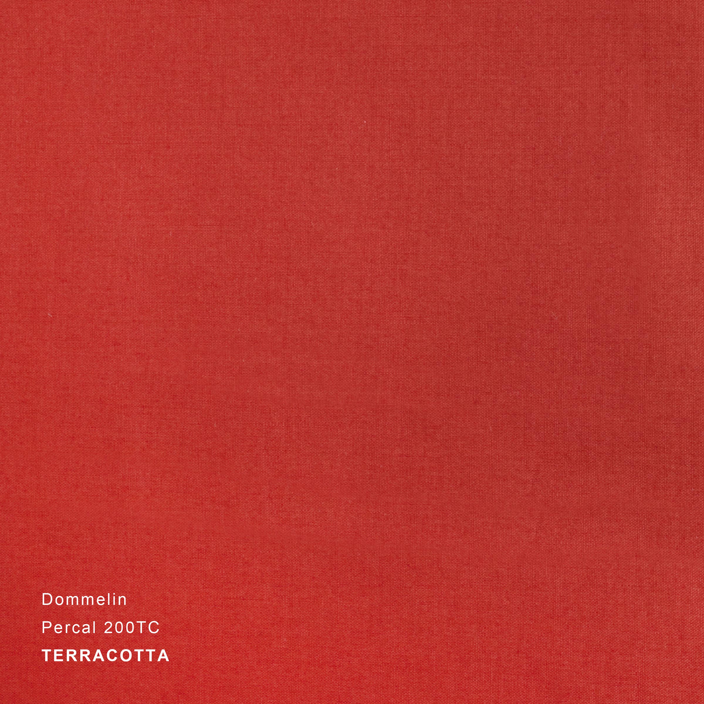 Dommelin Dekbedovertrek Percal 200TC Terracotta