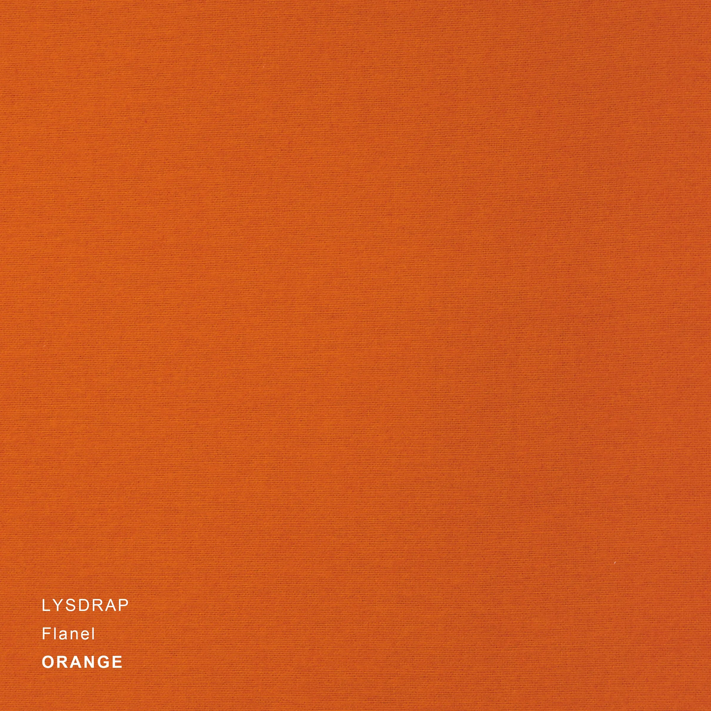 Lysdrap Laken Virgo Flanel 140 gr/m2 Orange