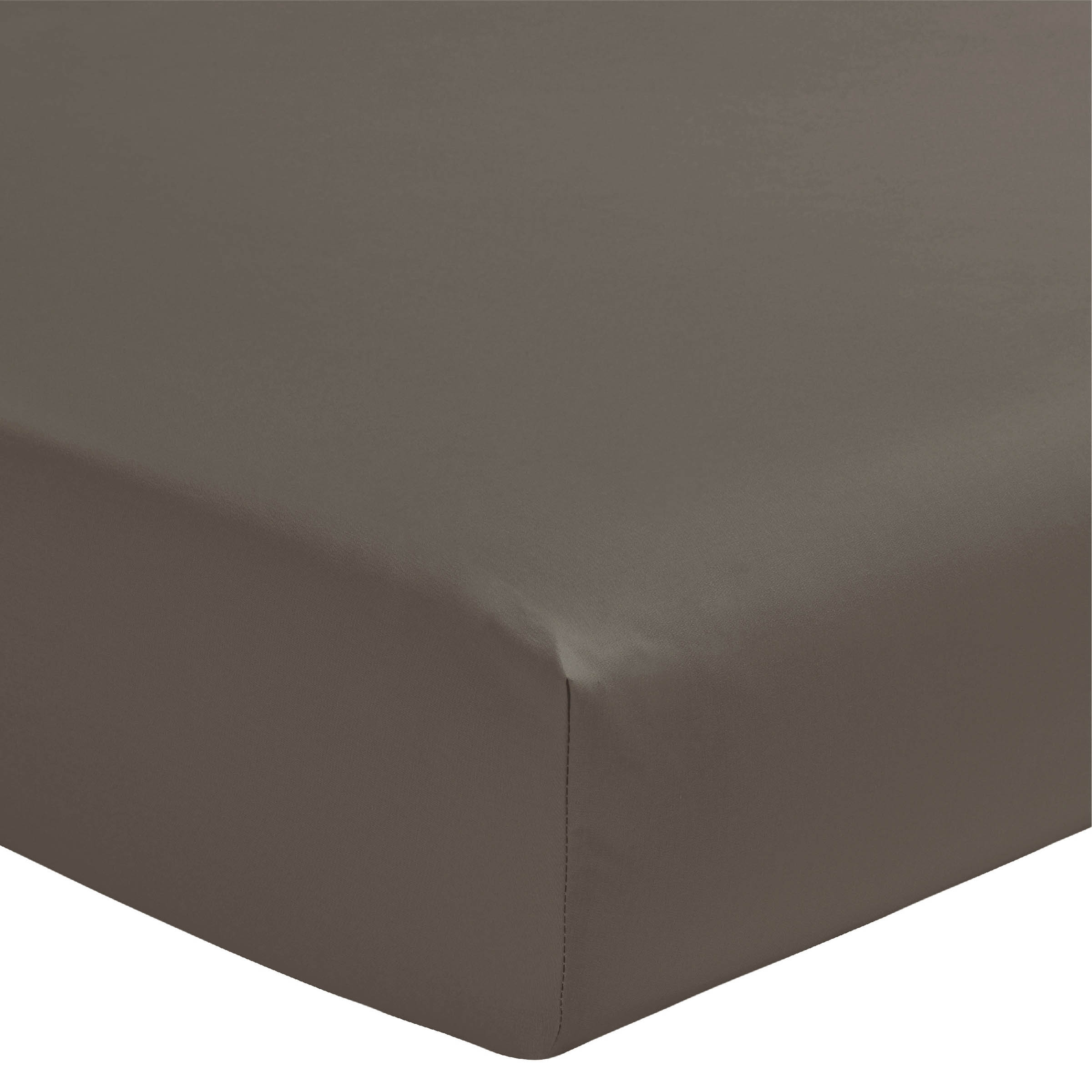 Essix Hoeslaken Hoge Hoek Premiere Percal 200TC Taupe