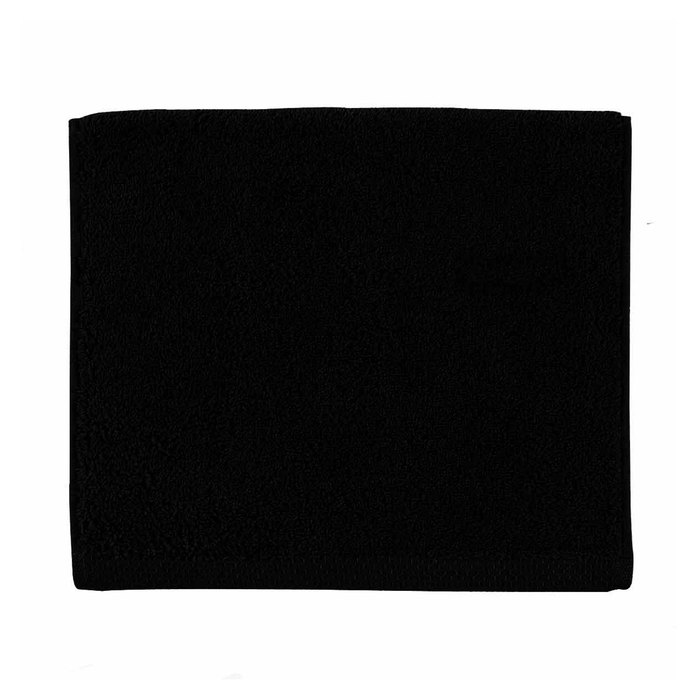 Essix Douchelaken Aqua Katoen 530 gr/m2 Zwart 65x125 (3st)