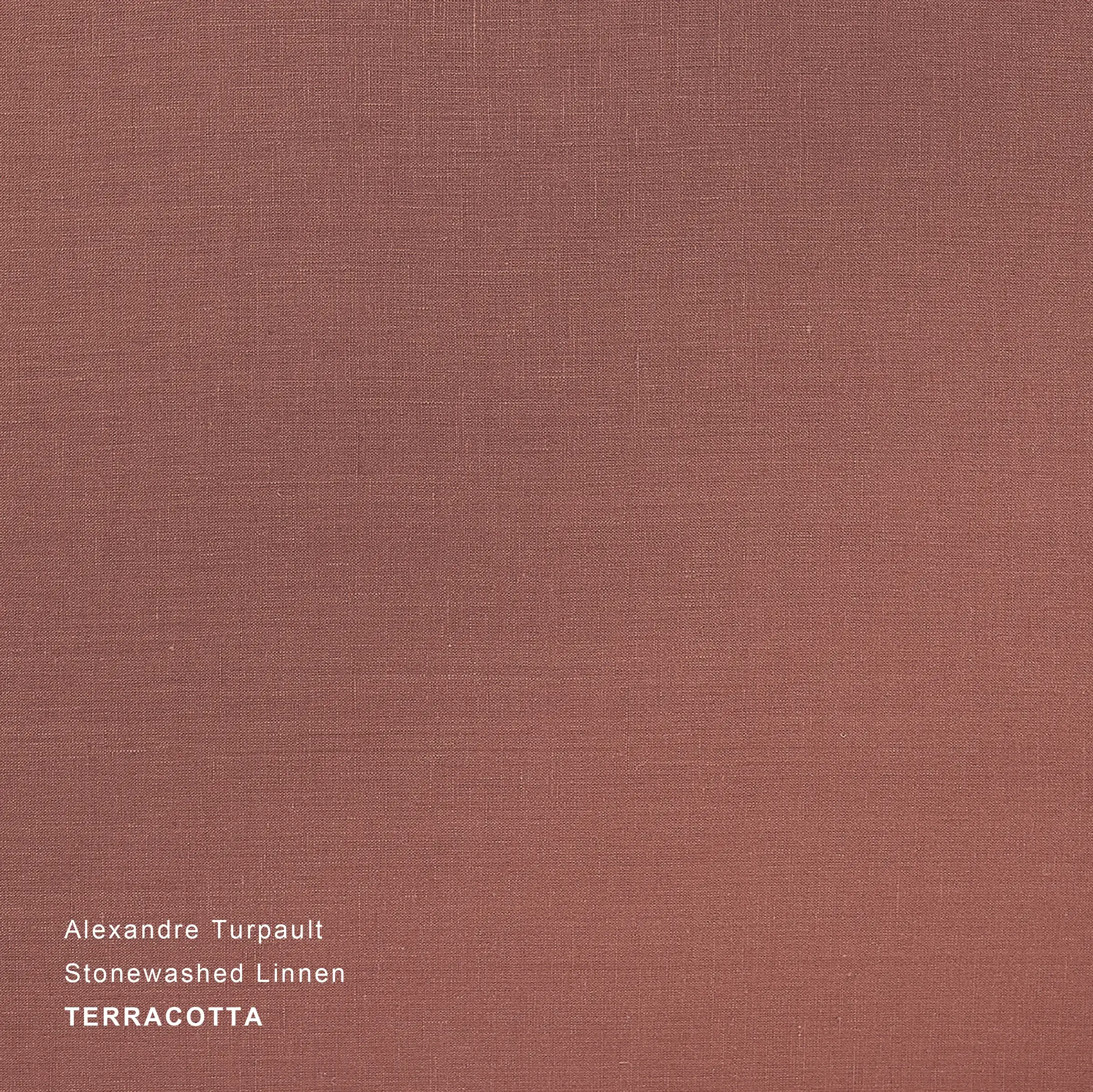 Alexandre Turpault Kussensloop Nouvelle Vague Stonewashed Linnen Terracotta
