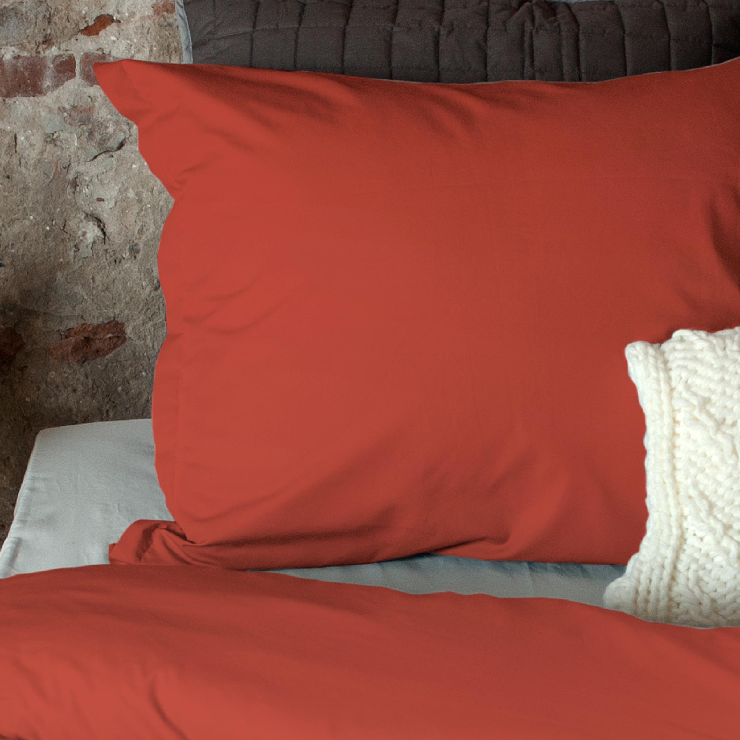 Dommelin Kussensloop Percal 400TC Koraal