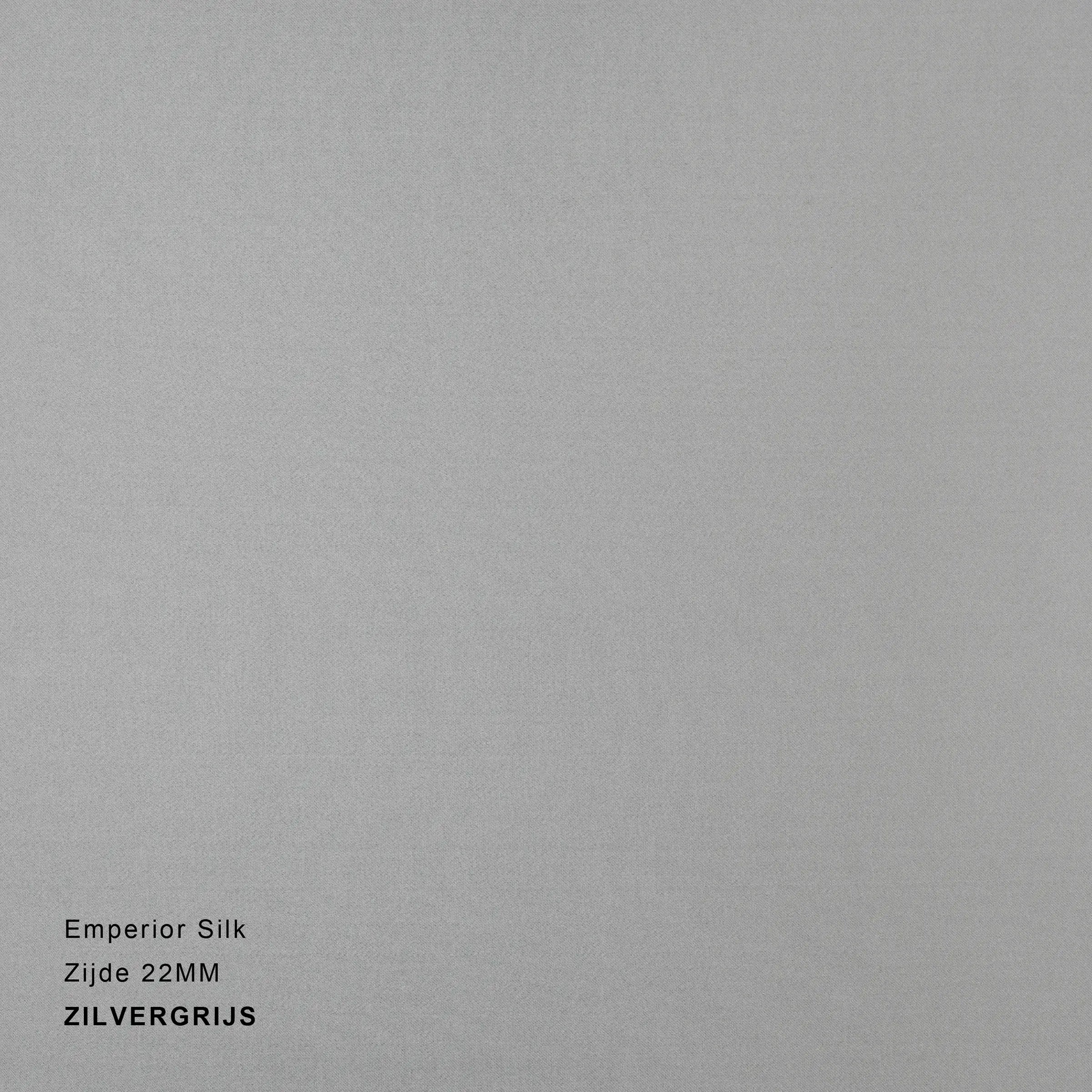 Emperior Silk Hoeslaken Zijde Zilvergrijs