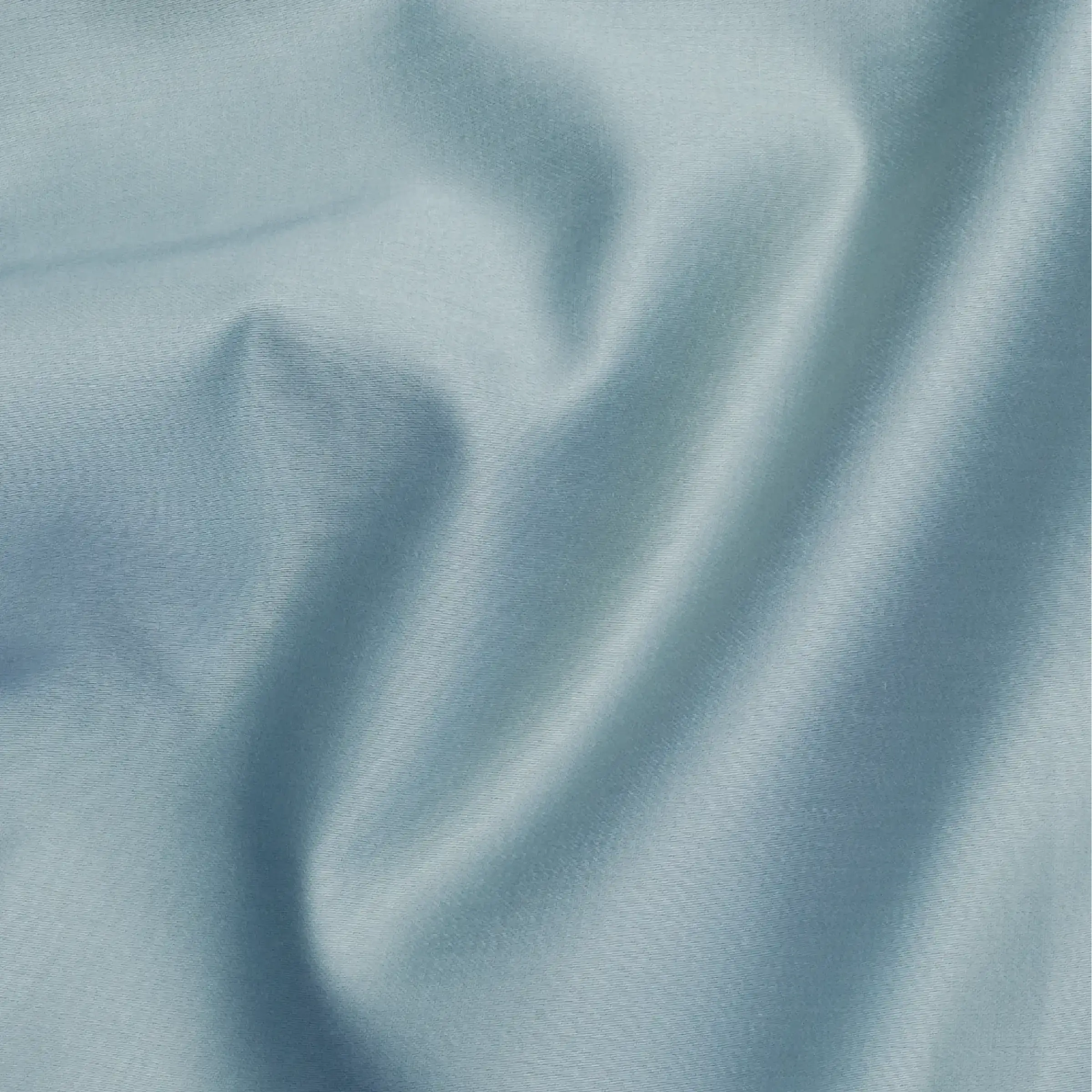 Lysdrap Kussensloop Volant Virgo Satijn 600TC Powder Blue