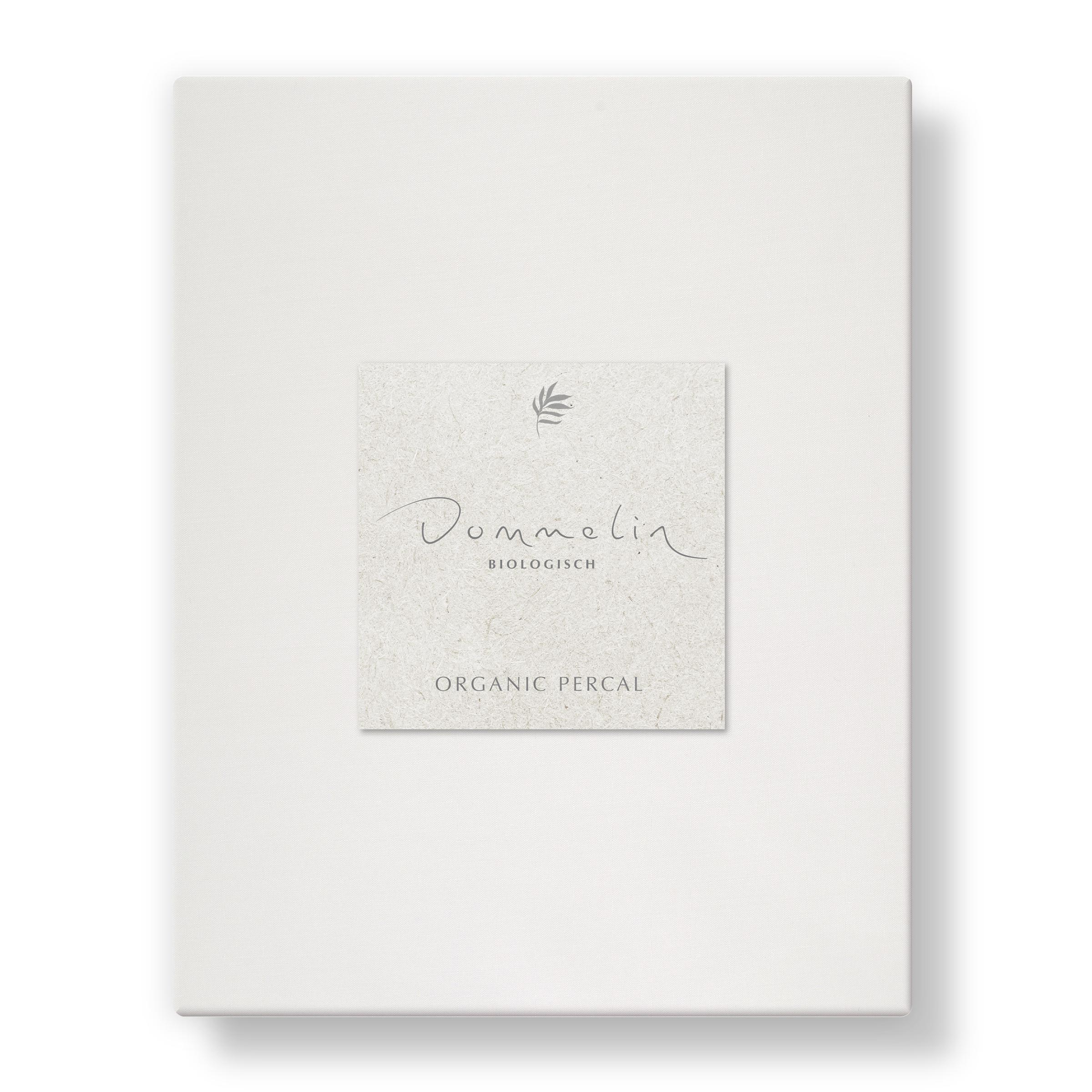 Dommelin Topper Hoeslaken Organic Percal 200TC Wolwit