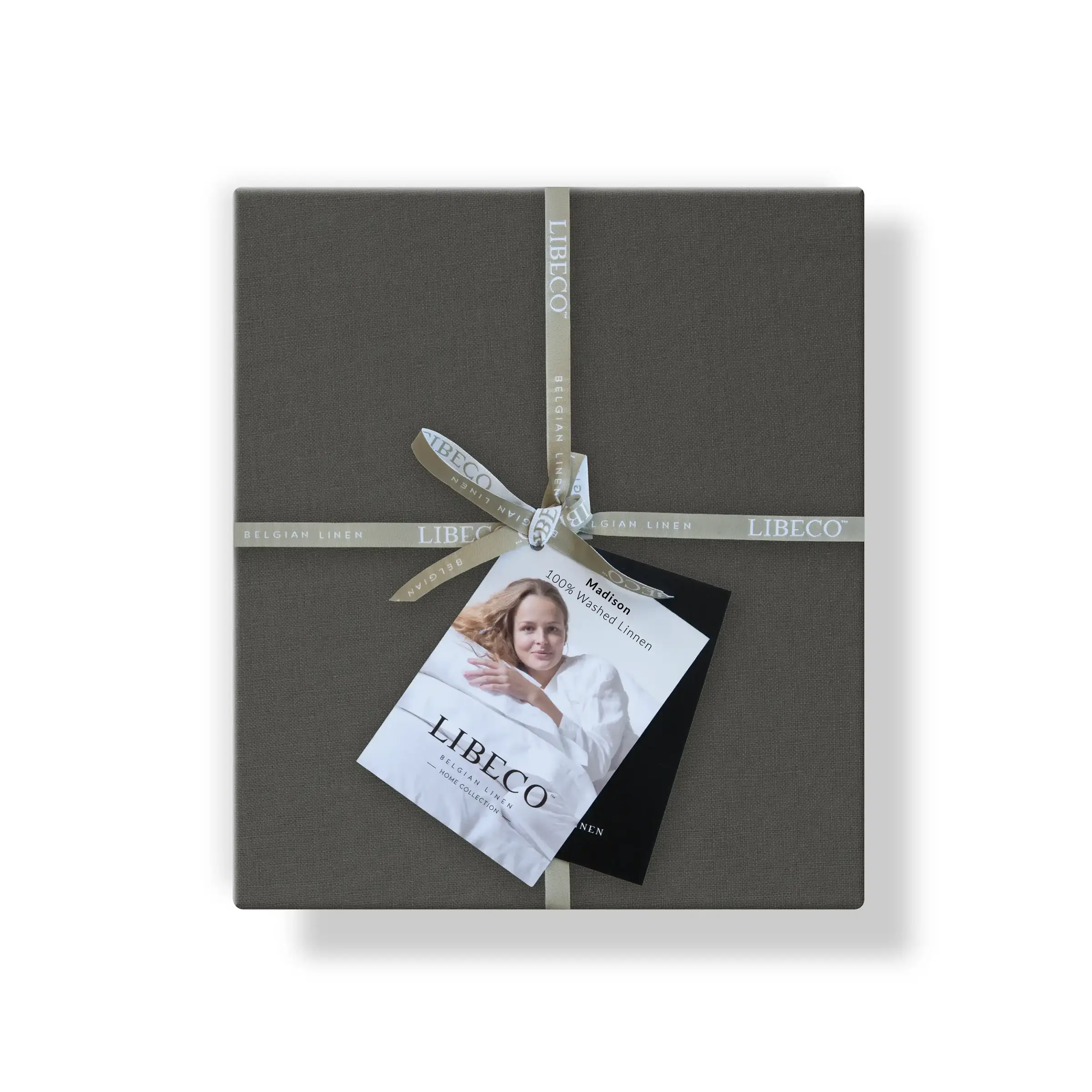 Libeco Kussensloop Madison Washed Linnen 175 gr/m2 Dark Grey