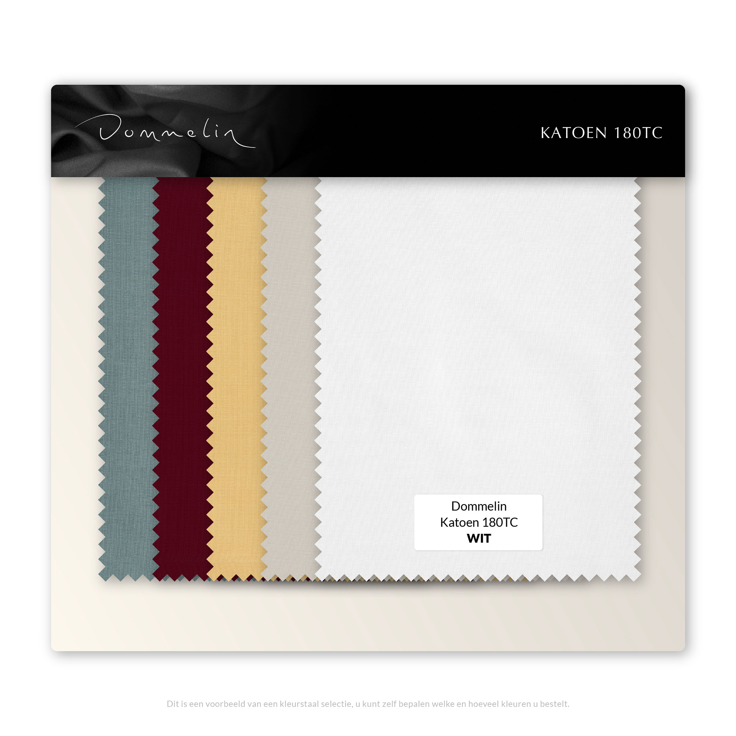 Dommelin Kleurstalen Katoen 180TC