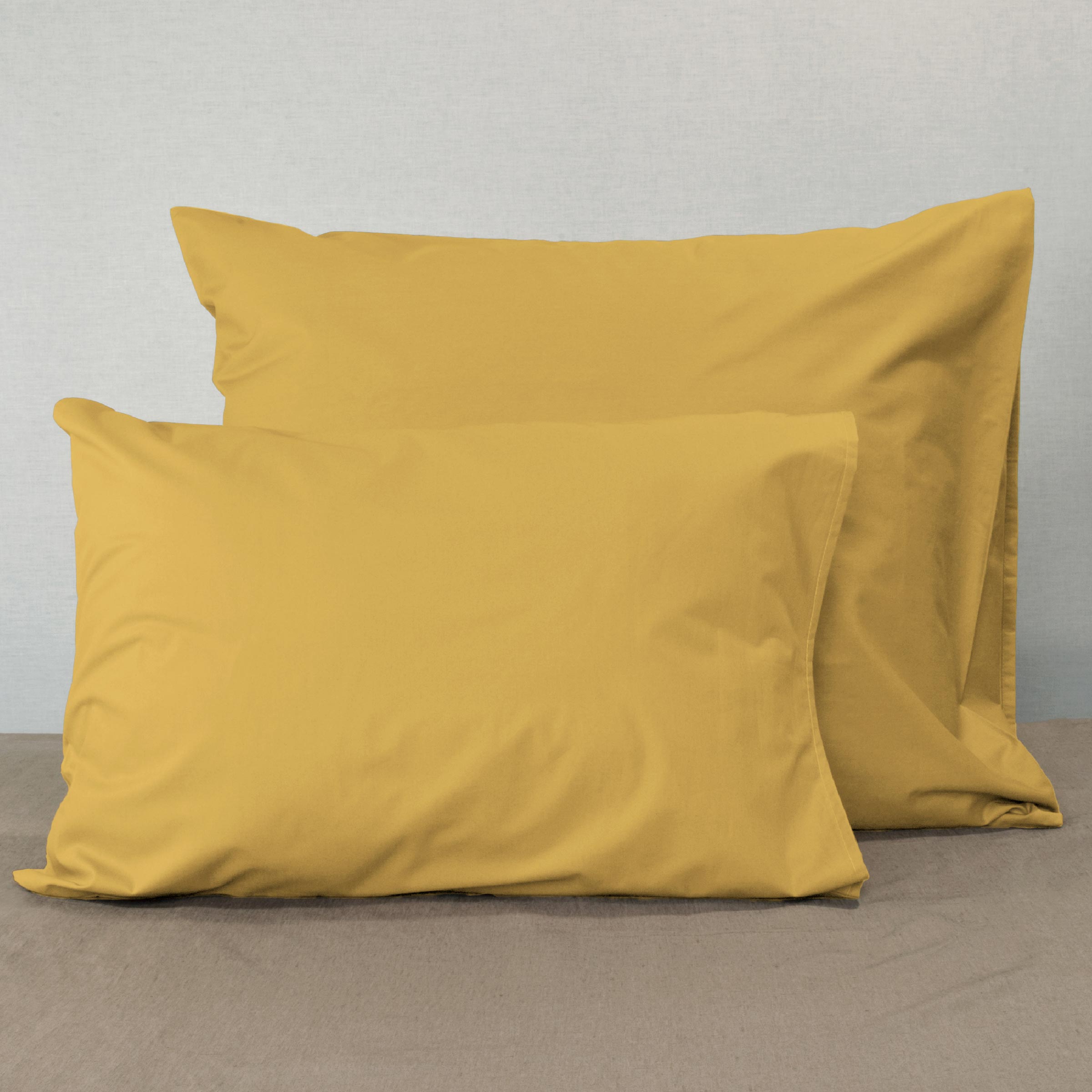 Dommelin Kussensloop Percal 200TC Okergeel