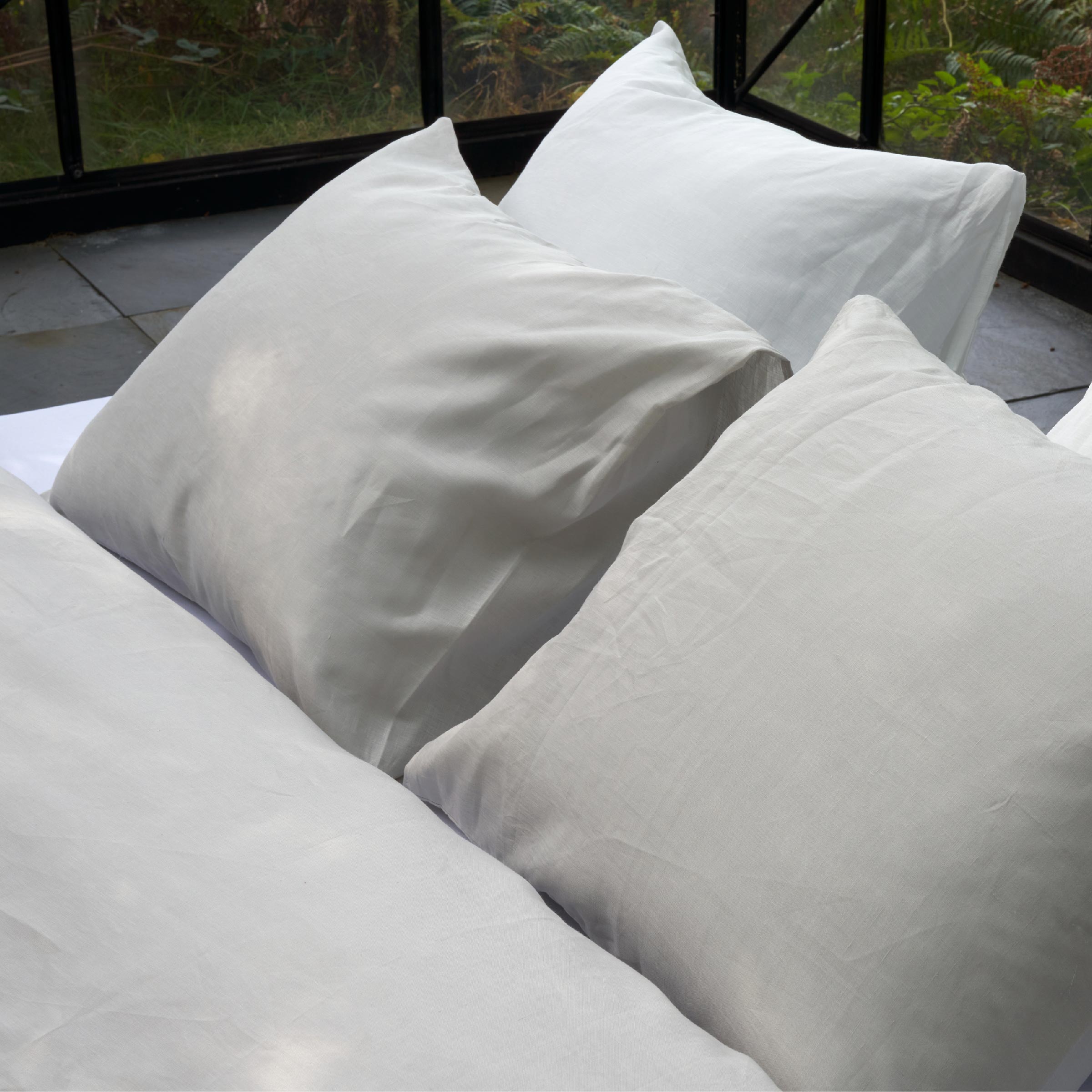 Dommelin Kussensloop Organic Linnen 140TC Platinum