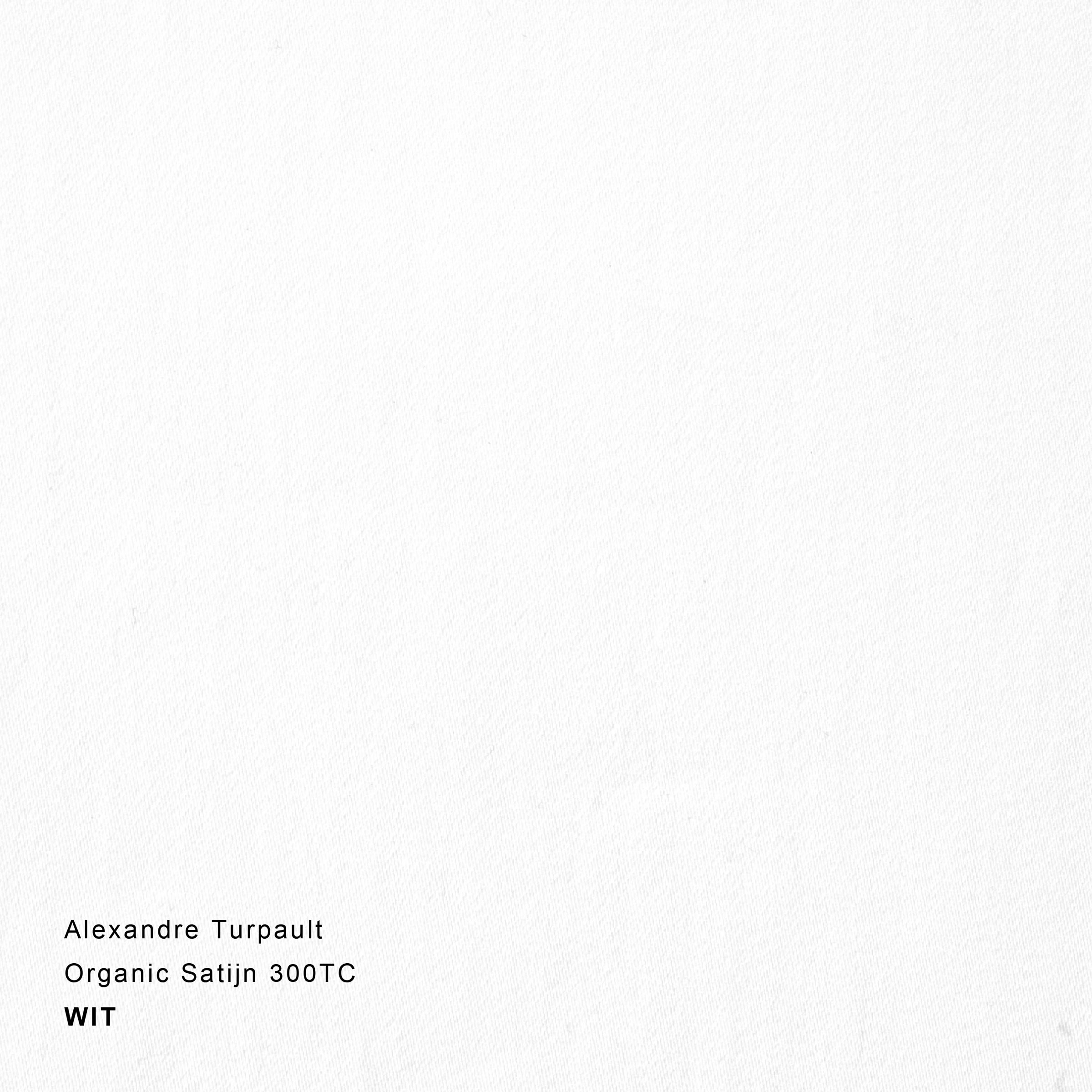 Alexandre Turpault Dekbedovertrek Teophile Organic Satijn 300TC Wit