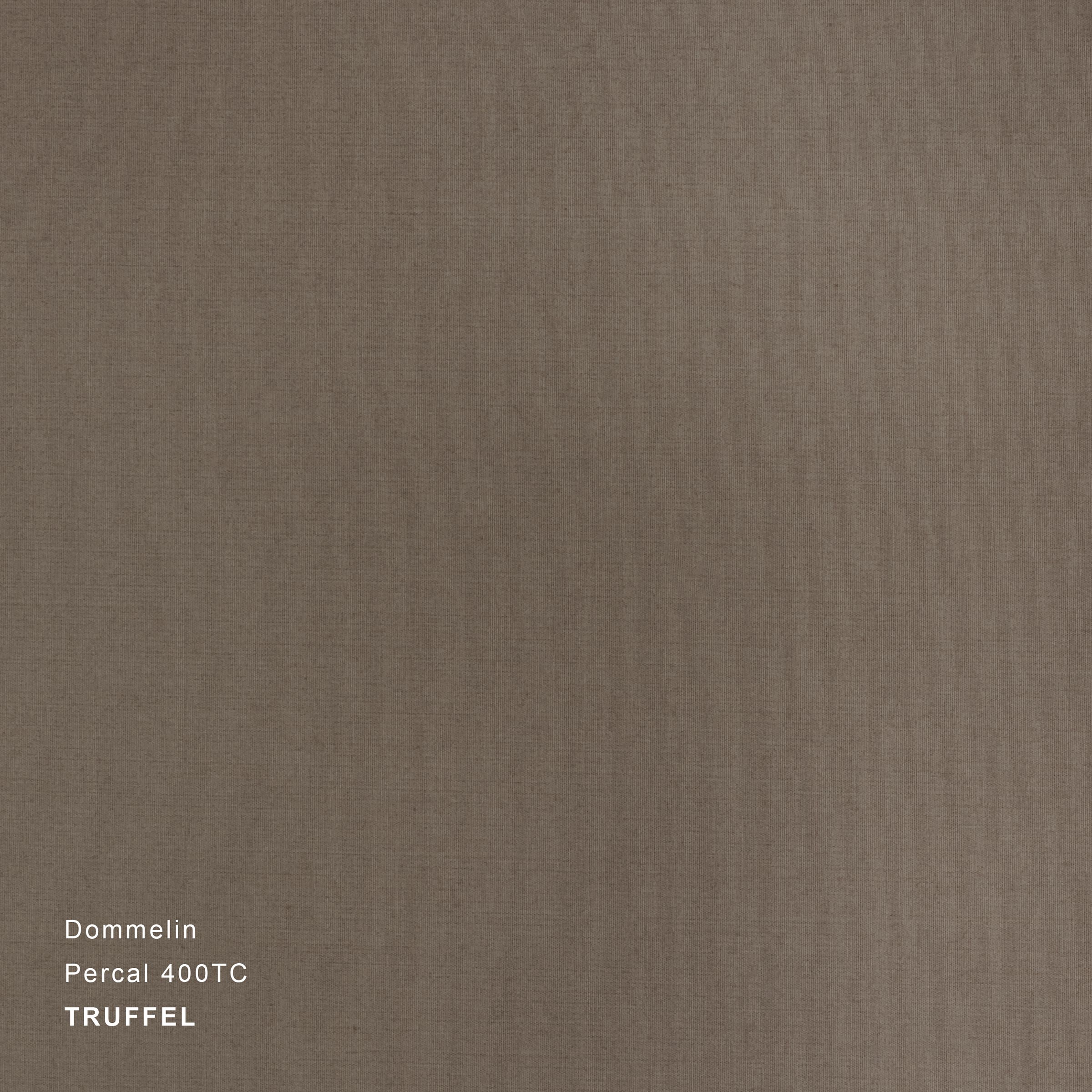 Dommelin Dekbedovertrek Set Percal 400TC Truffel