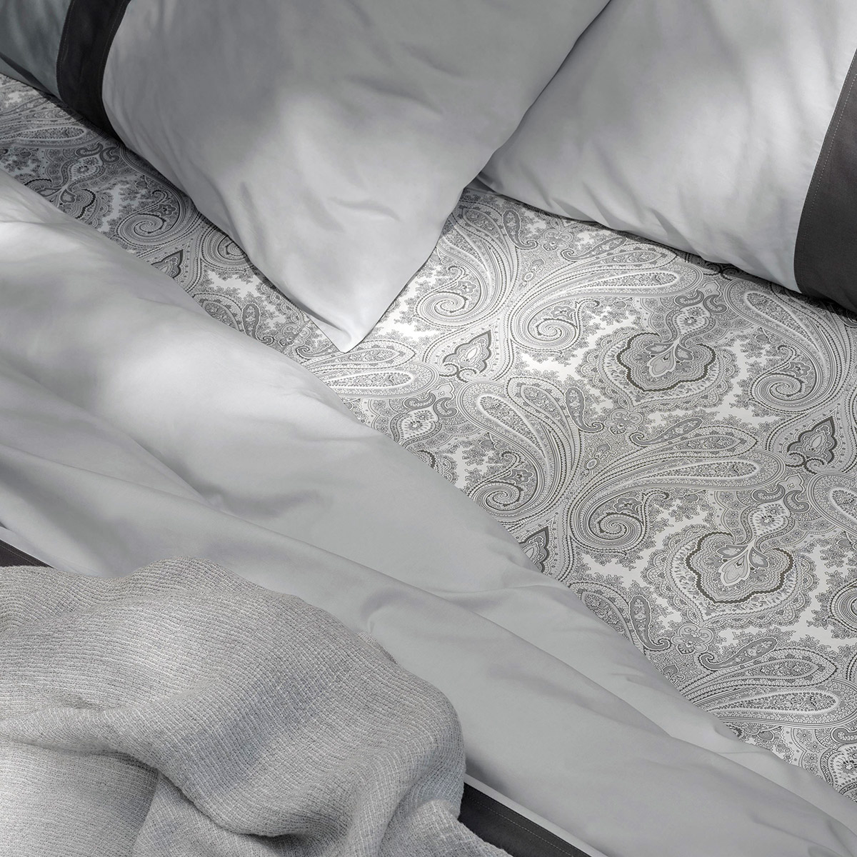 Dommelin Dekbedovertrekset Padua Percal 200TC Olifantgrijs