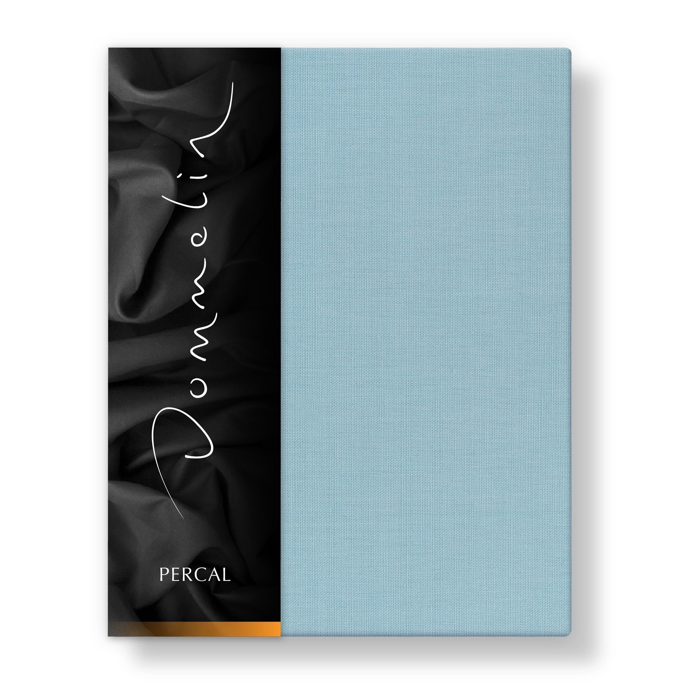 Dommelin Split Hoeslaken Percal 200TC Pastelblauw