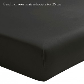 Essix Hoeslaken Percal Anthracite