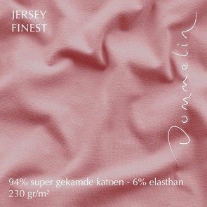 Dommelin Hoeslaken Jersey Finest Oudroze 140 x 200 cm
