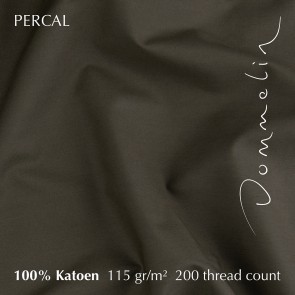 Dommelin Split Topper Hoeslaken 5-9 cm Percal 200TC Leem
