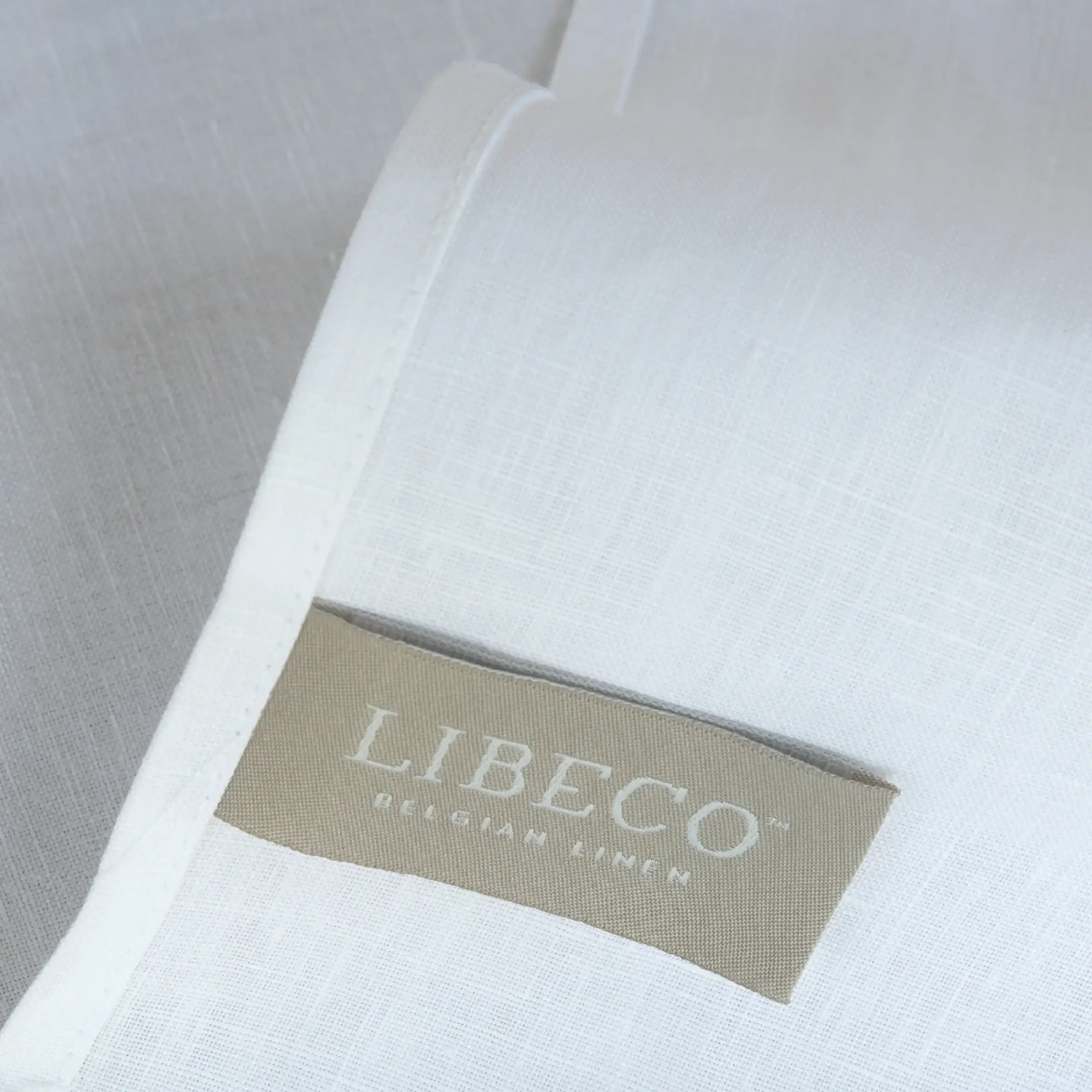 Libeco Dekbedovertrek Geneva Linnen 165 gr/m2 Wit