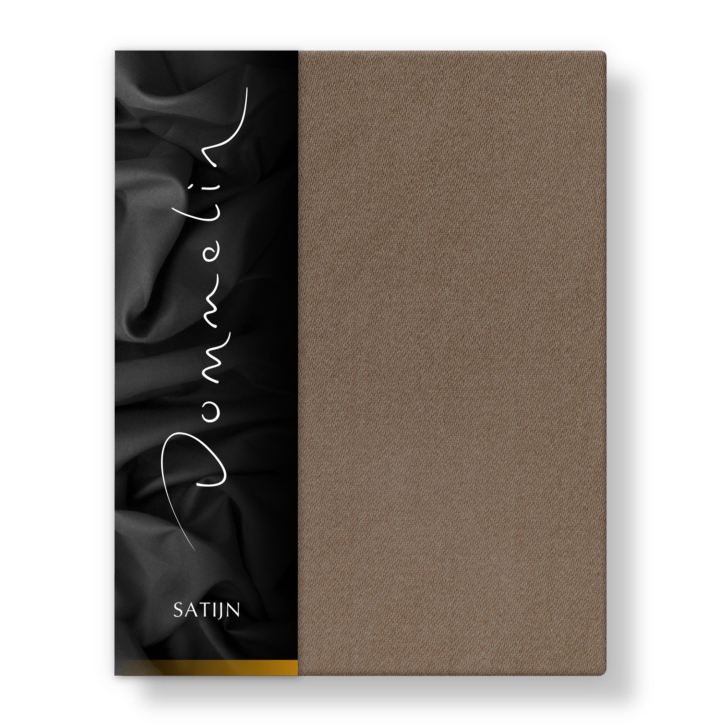 Dommelin Split Hoeslaken Satijn 300TC Cappuccino