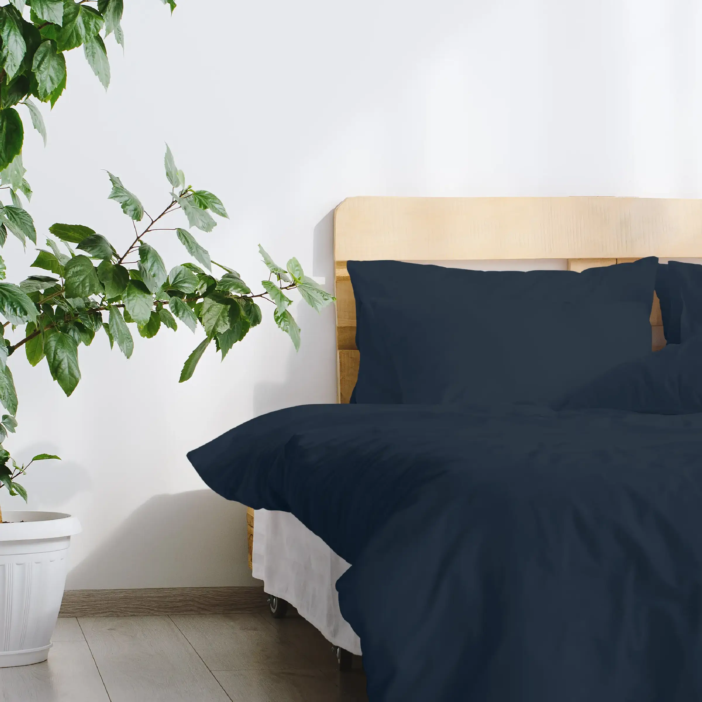 Dommelin Hoeslaken Katoen 180TC Marine H30