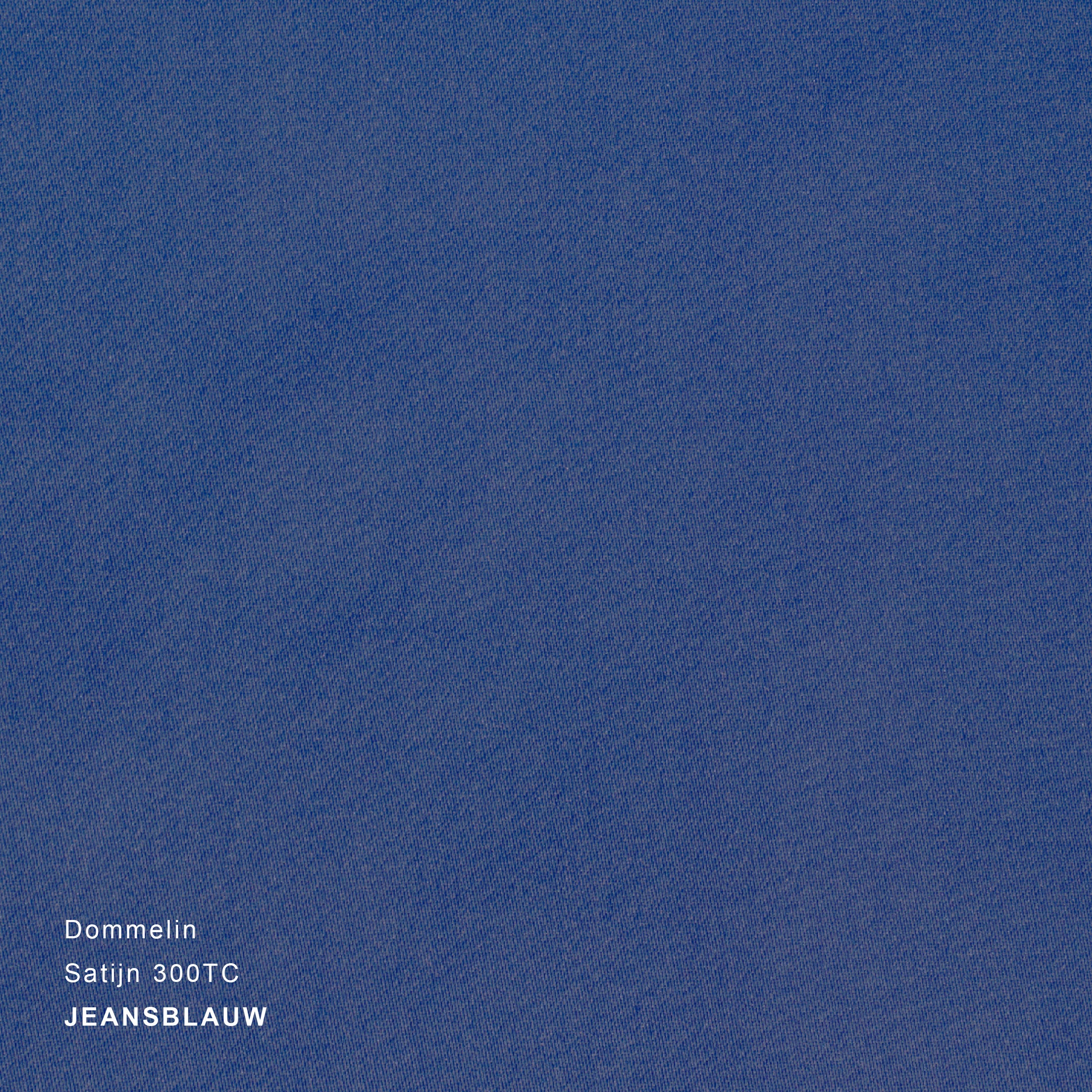 Dommelin Dekbedovertrek Set Satijn 300TC Jeansblauw 