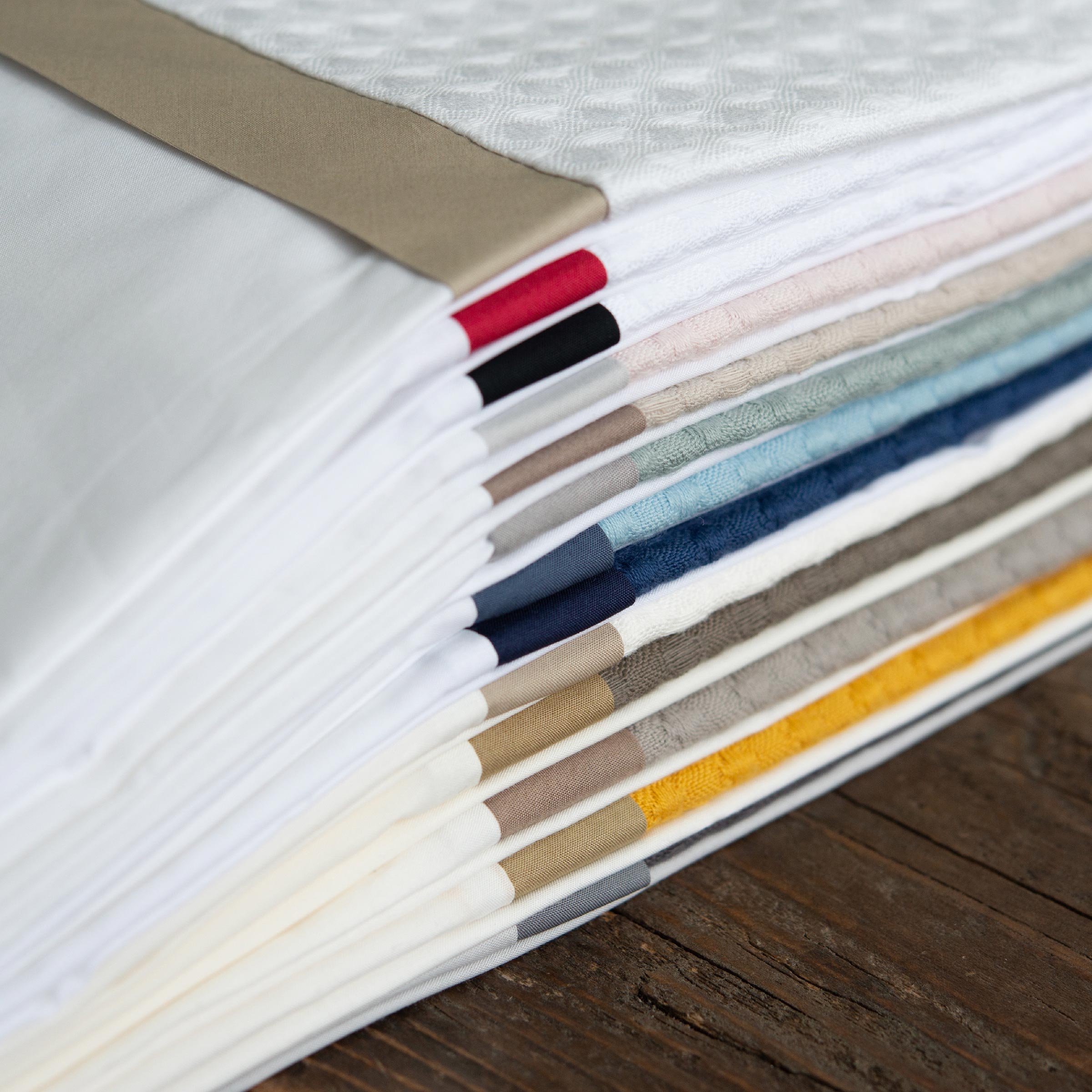 Dommelin Dekbedovertrekset Bari Percal 200TC Wit - Kaki