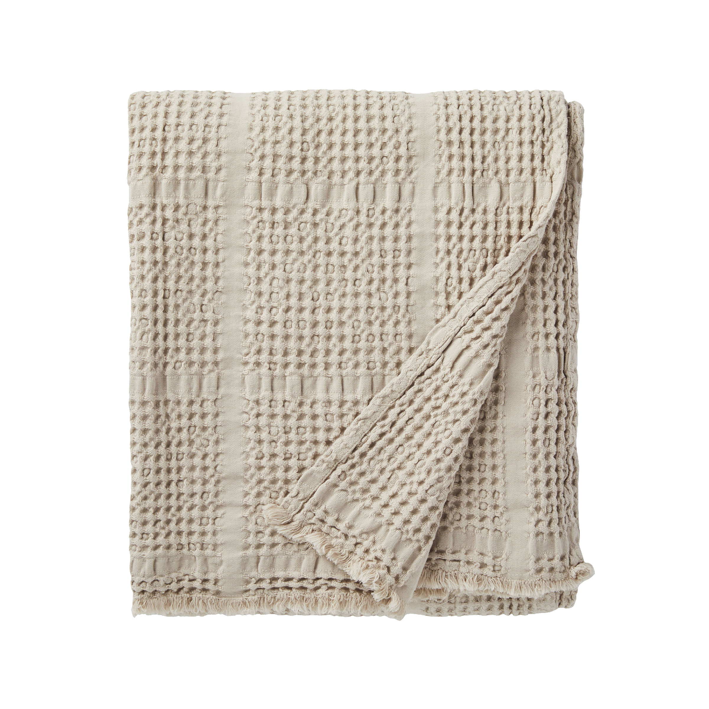 Essix Plaid Yogi Katoen Naturel 130 x 170 cm