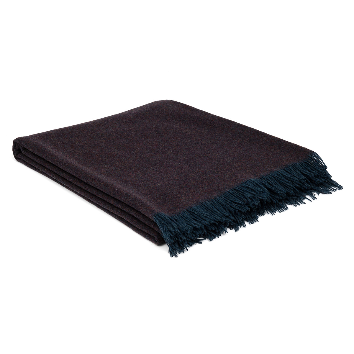 Mrs.Me Plaid Aeon Scheerwol - Cashmere Raisin 154 x 200 cm