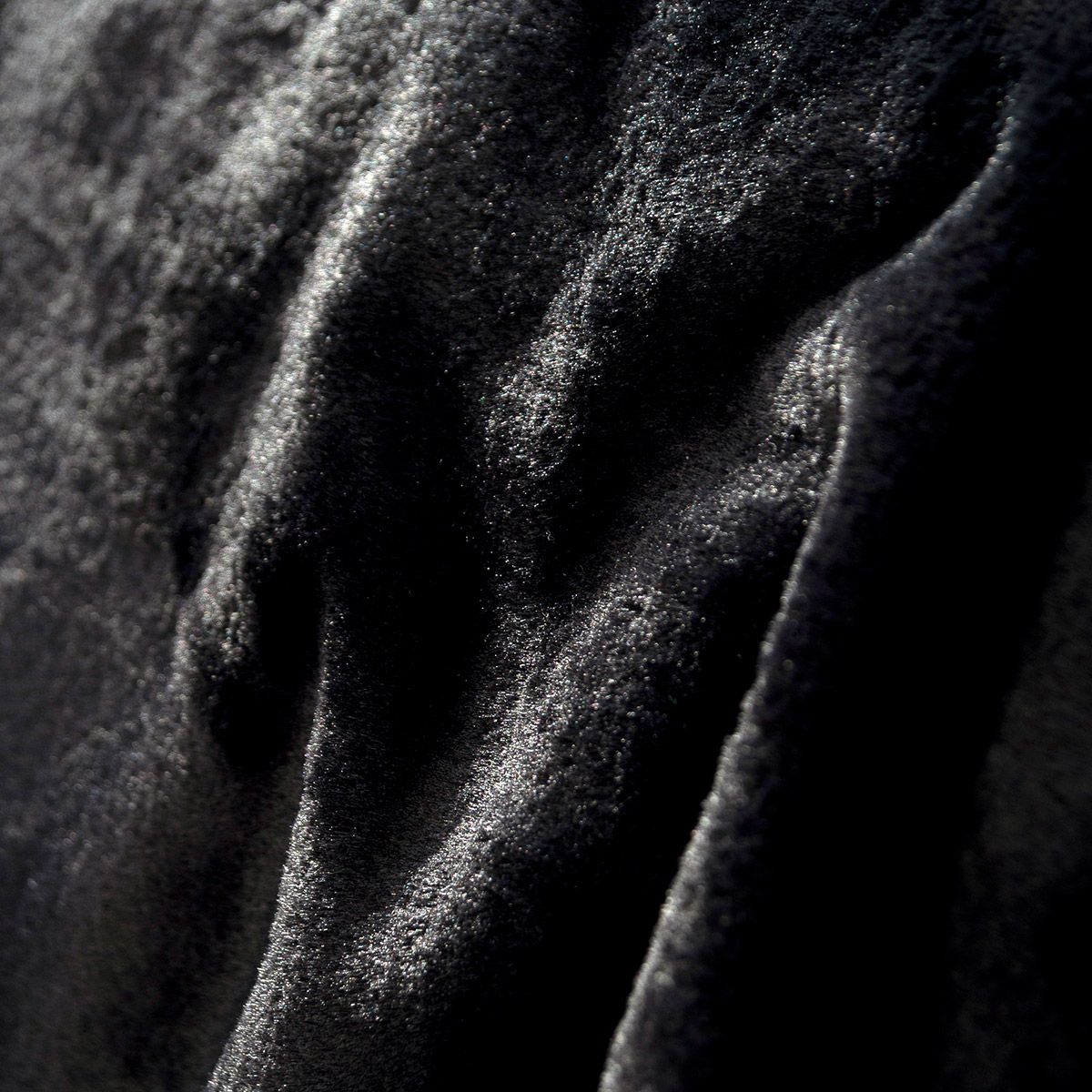 Mrs.Me Bedeind Sprei Lammy Imitatiebont Onyx - Zwart 150 x 300 cm