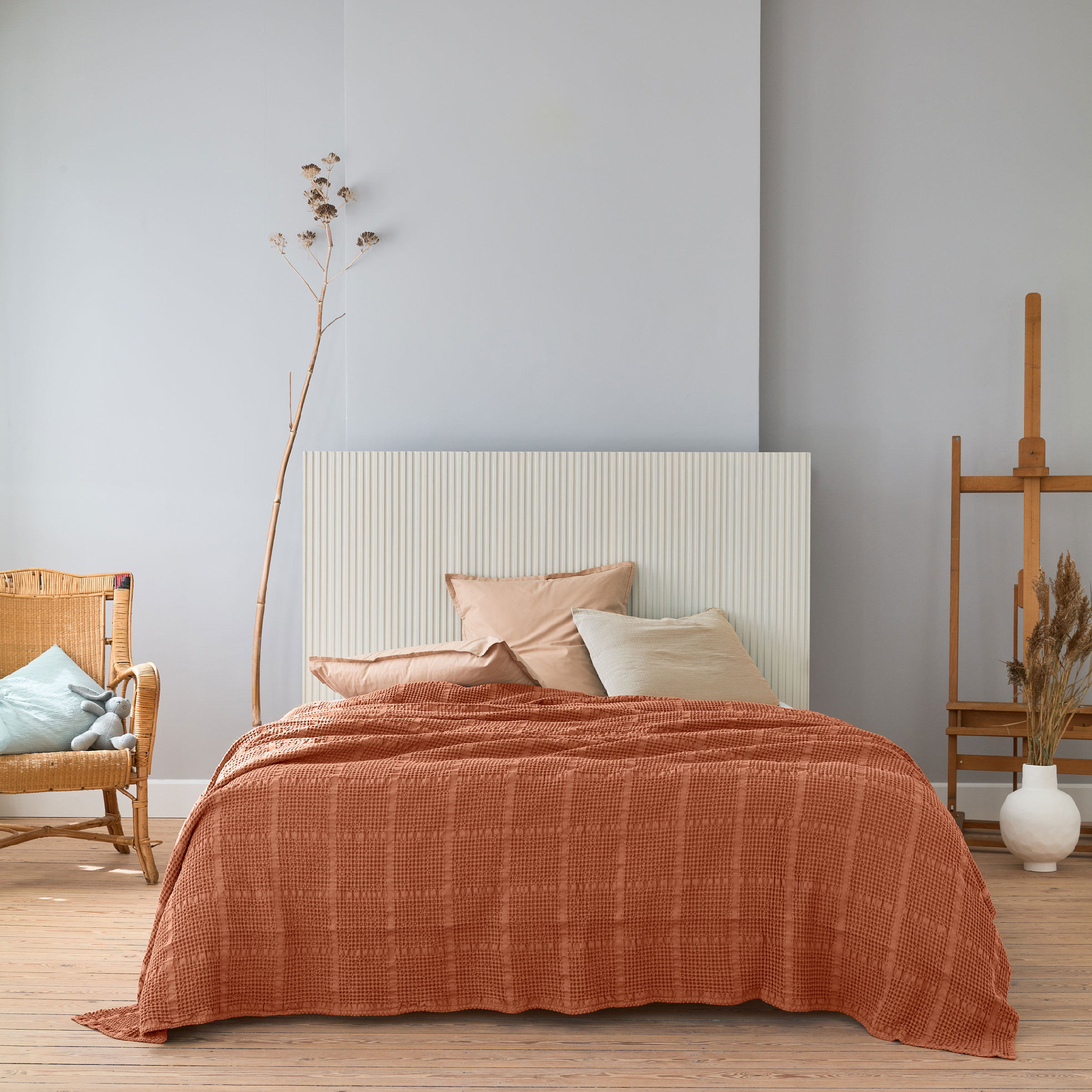 Essix Sprei Yogi Katoen Terre Cuite 240 x 260 cm