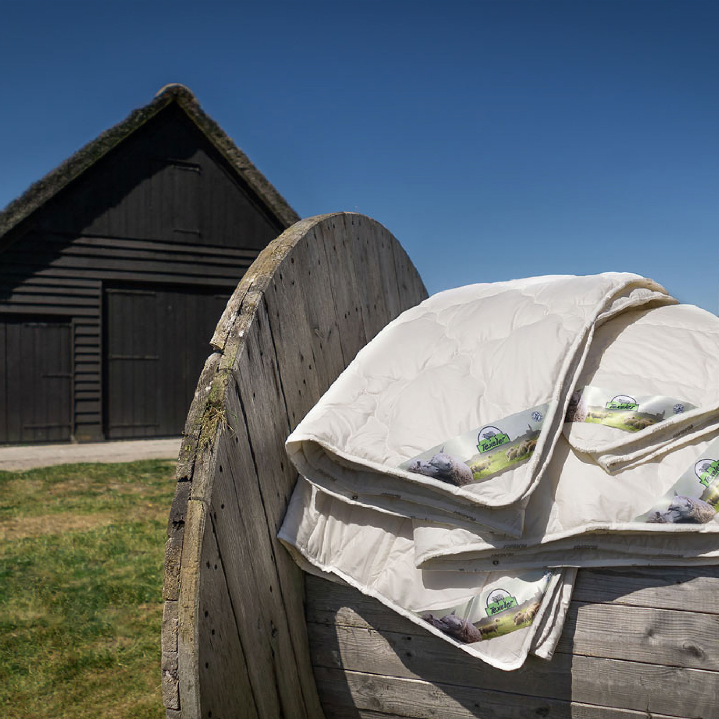 Texeler Dekbed Green Dream Scheerwol 4 Seizoenen 