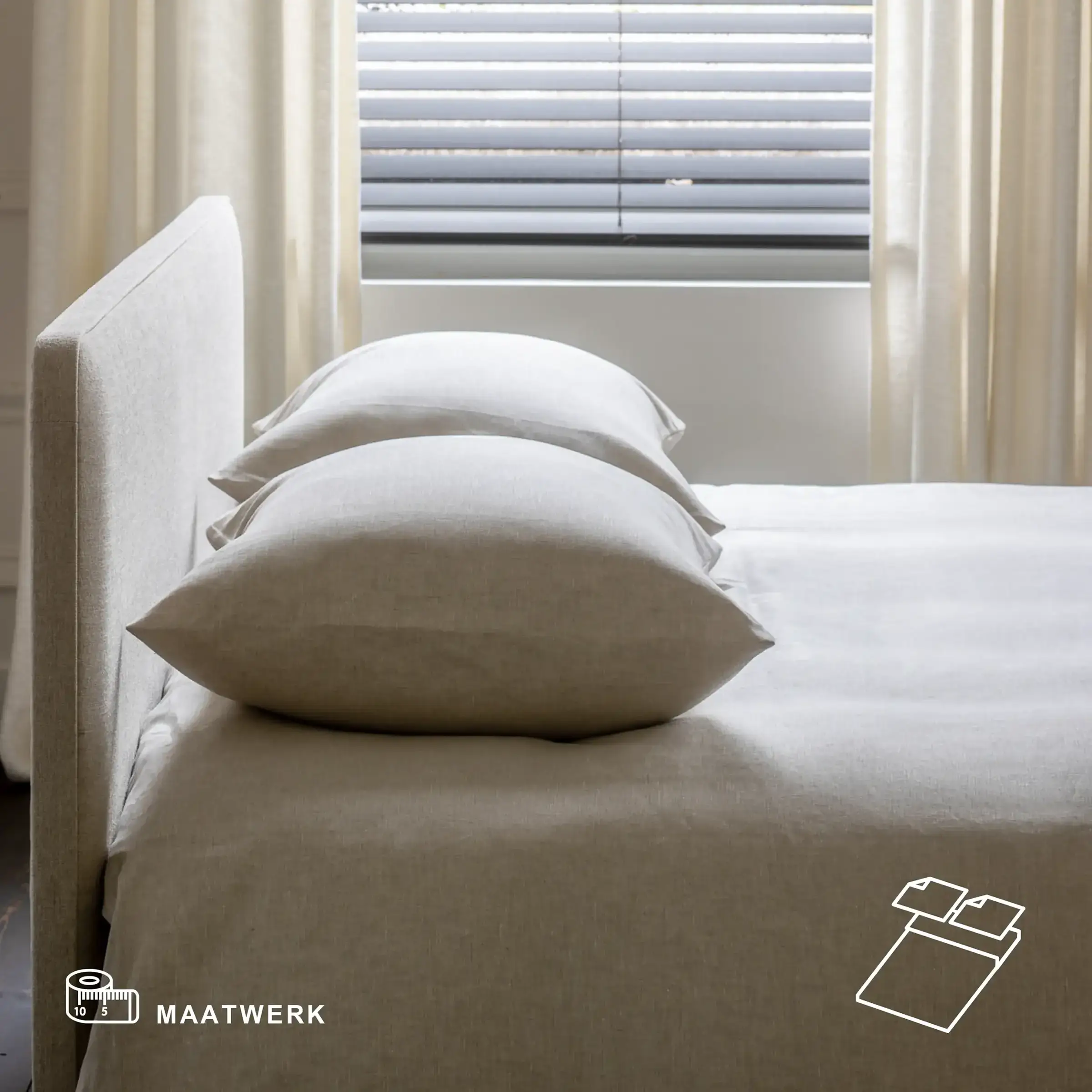 Lysdrap Dekbedovertrek Virgo op Maat Percal 200TC