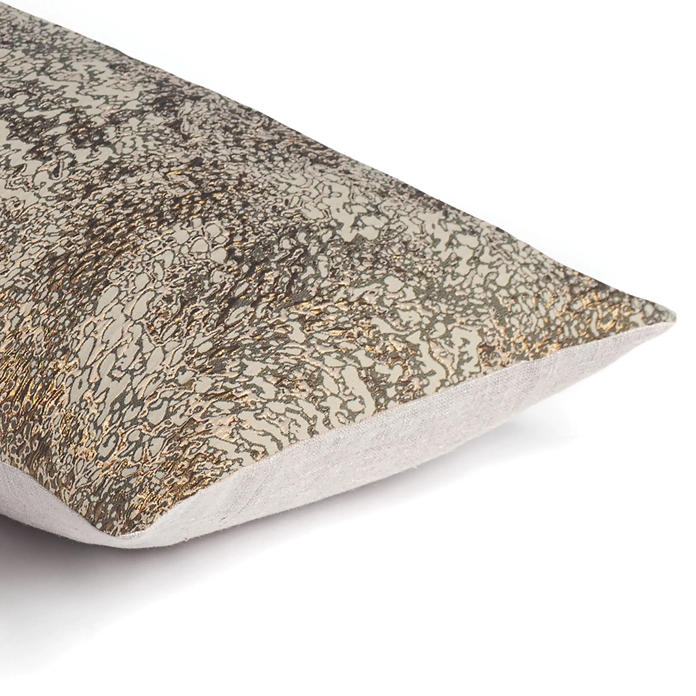 Mrs.Me Sierkussen Muse Polykatoen - metaal Brons 30 x 60 cm