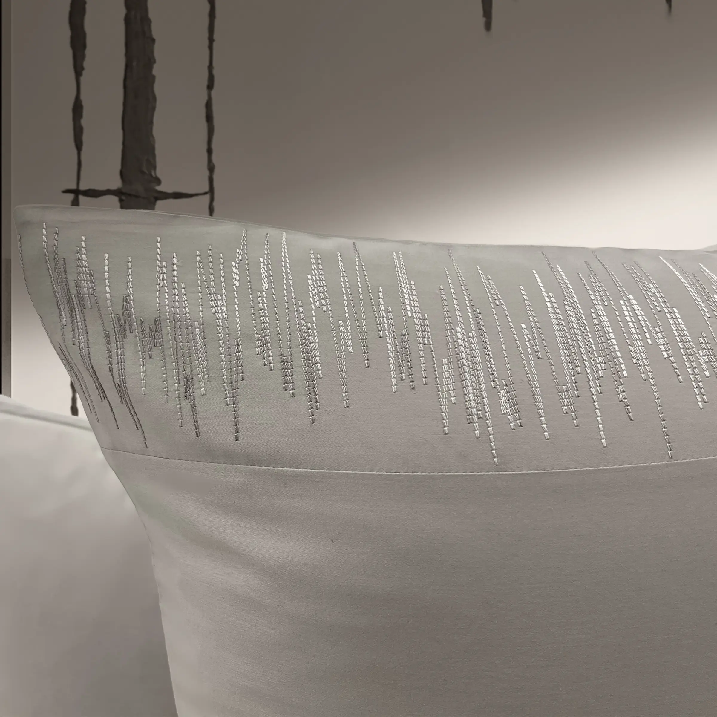 Mrs.Me Dekbedovertrekset Code Satijn 300TC Beige