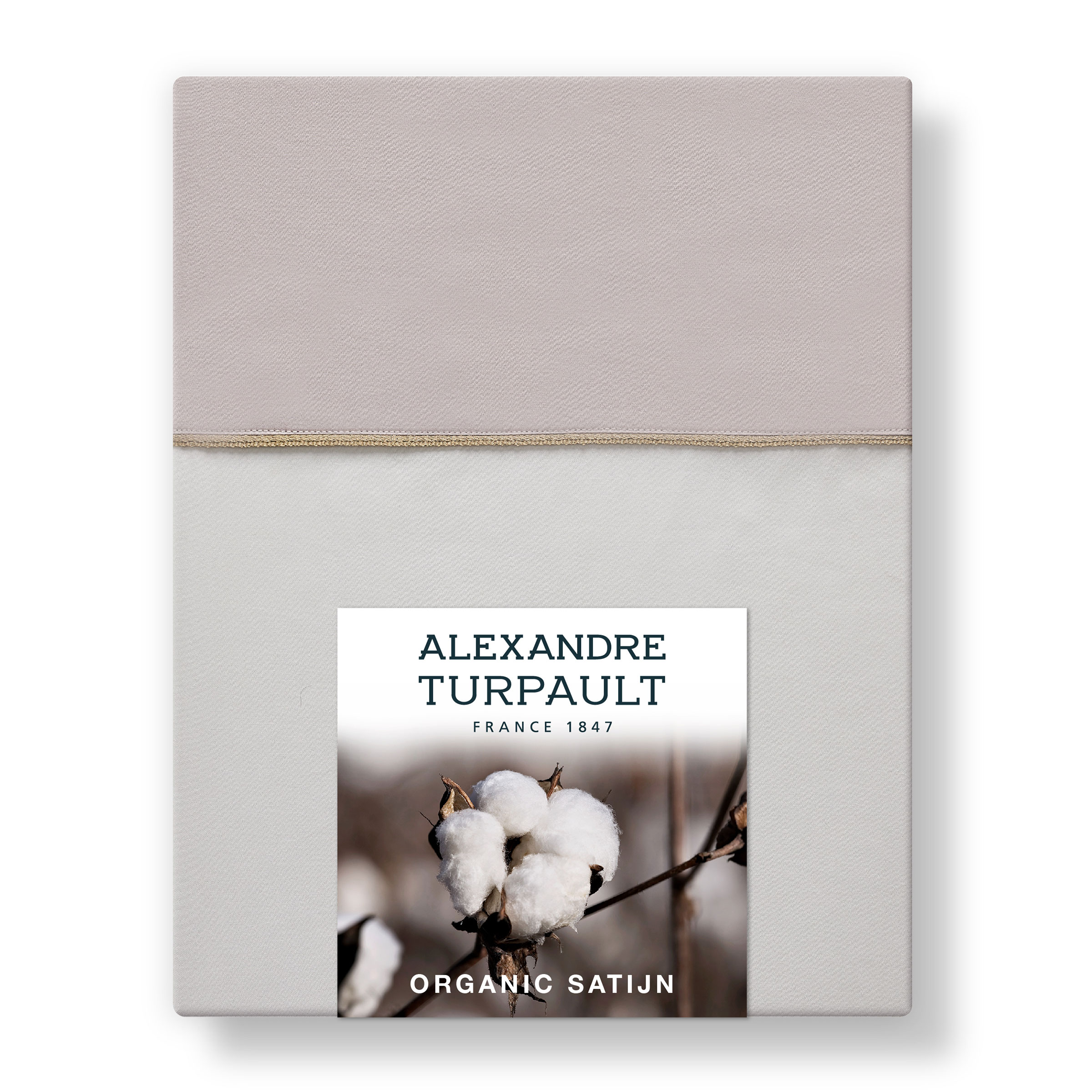 Alexandre Turpault Laken Nobel Organic Satijn 300TC Pink Dew - Hermine