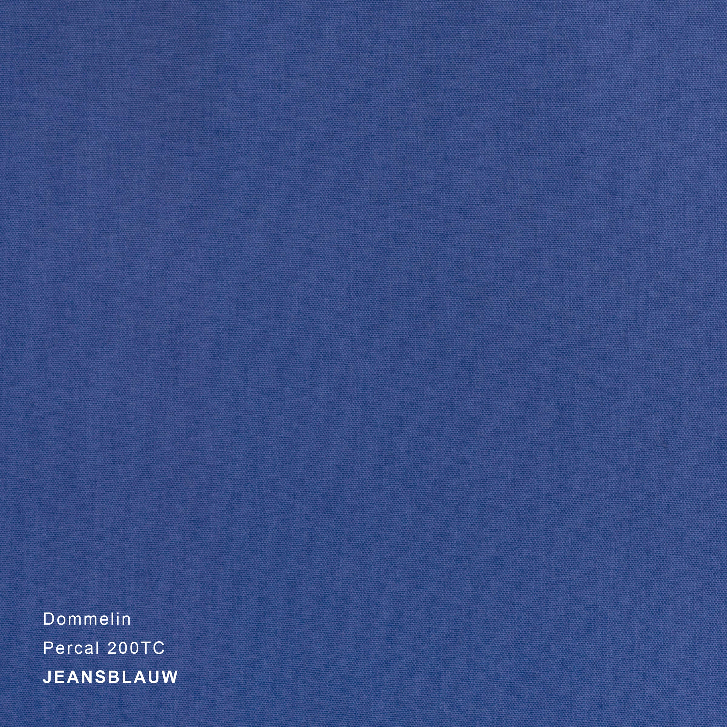 Dommelin Dekbedovertrek Percal 200TC Jeansblauw