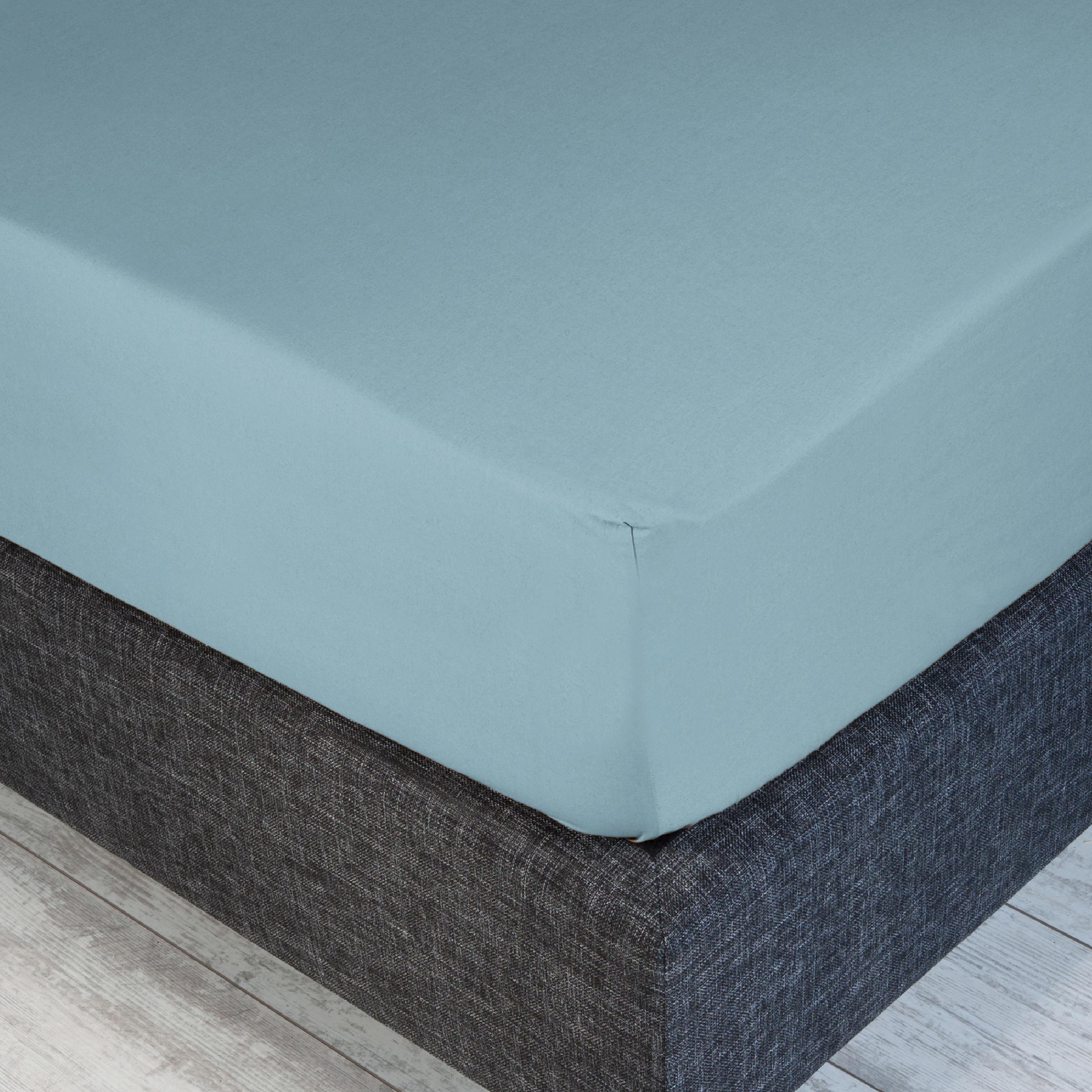 Dommelin Hoeslaken Satijn 300TC Pastelblauw