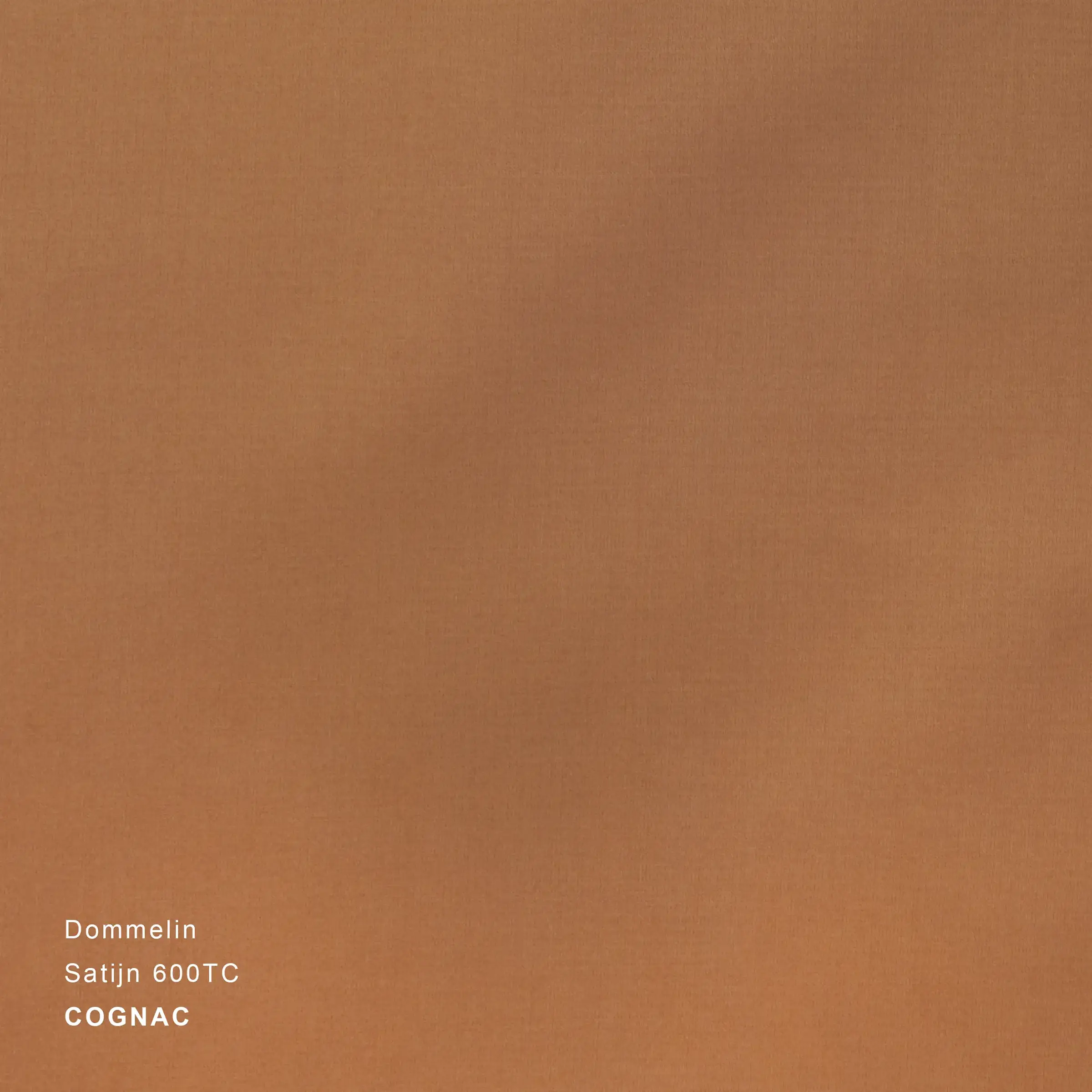 Dommelin Kussensloop Volant Satijn 600TC Cognac 60 x 70 cm