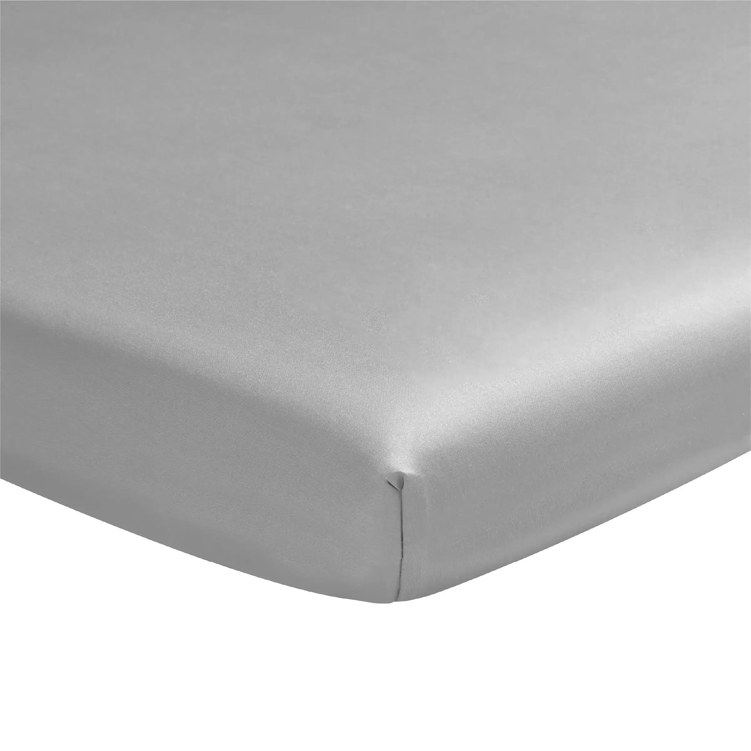 Emperior Silk Topper Hoeslaken Zijde Zilvergrijs