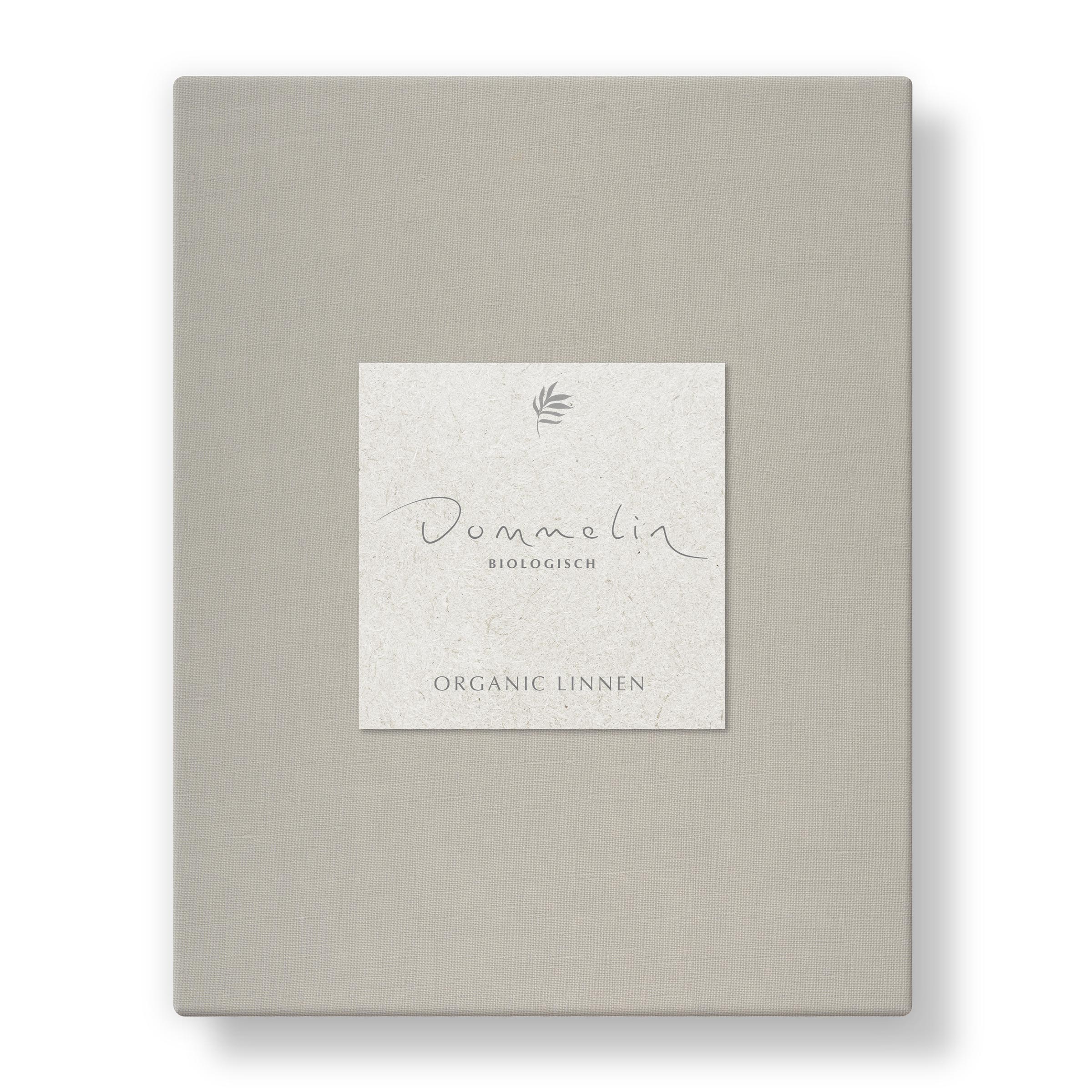 Dommelin Split Hoeslaken Hoge Hoek Organic Linnen 140TC Platinum