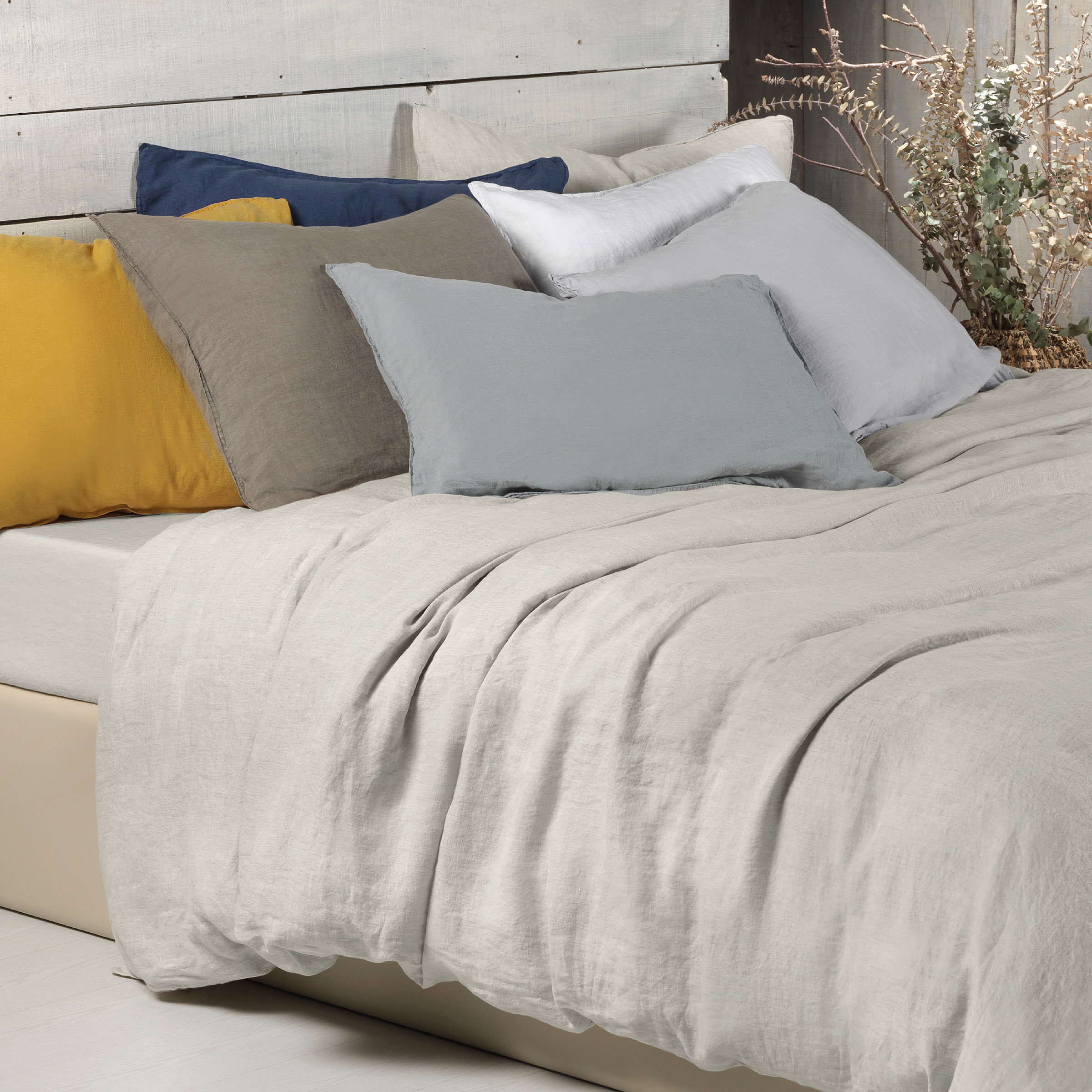 Dommelin Dekbedovertrekset Tough Stonewashed Linnen Naturel