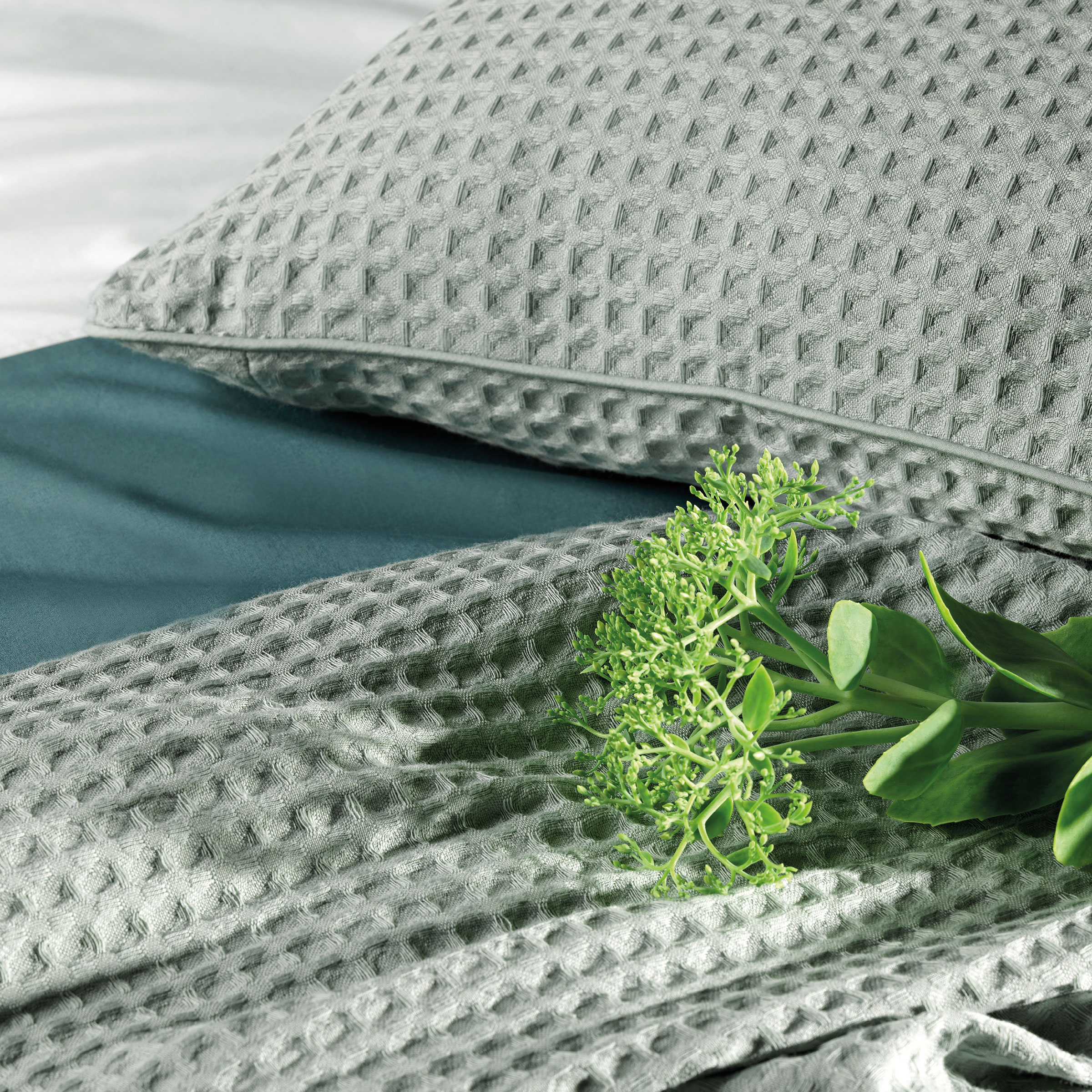 Dommelin Sprei Bari Katoen Pastelblauw