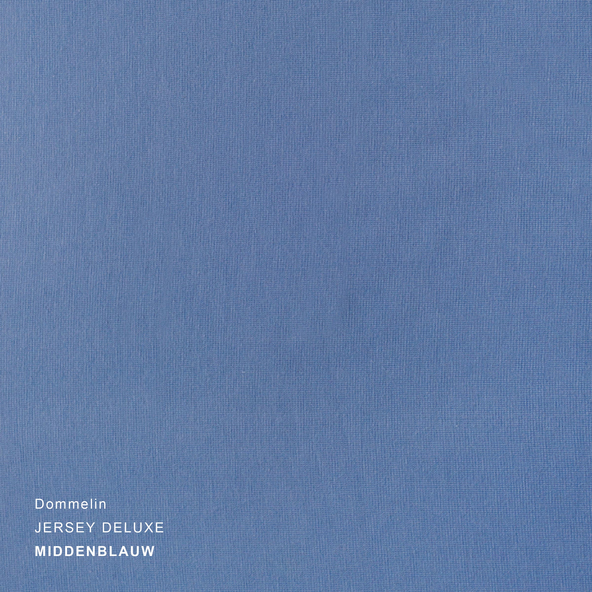 Dommelin Split Hoeslaken Jersey Deluxe Middenblauw  