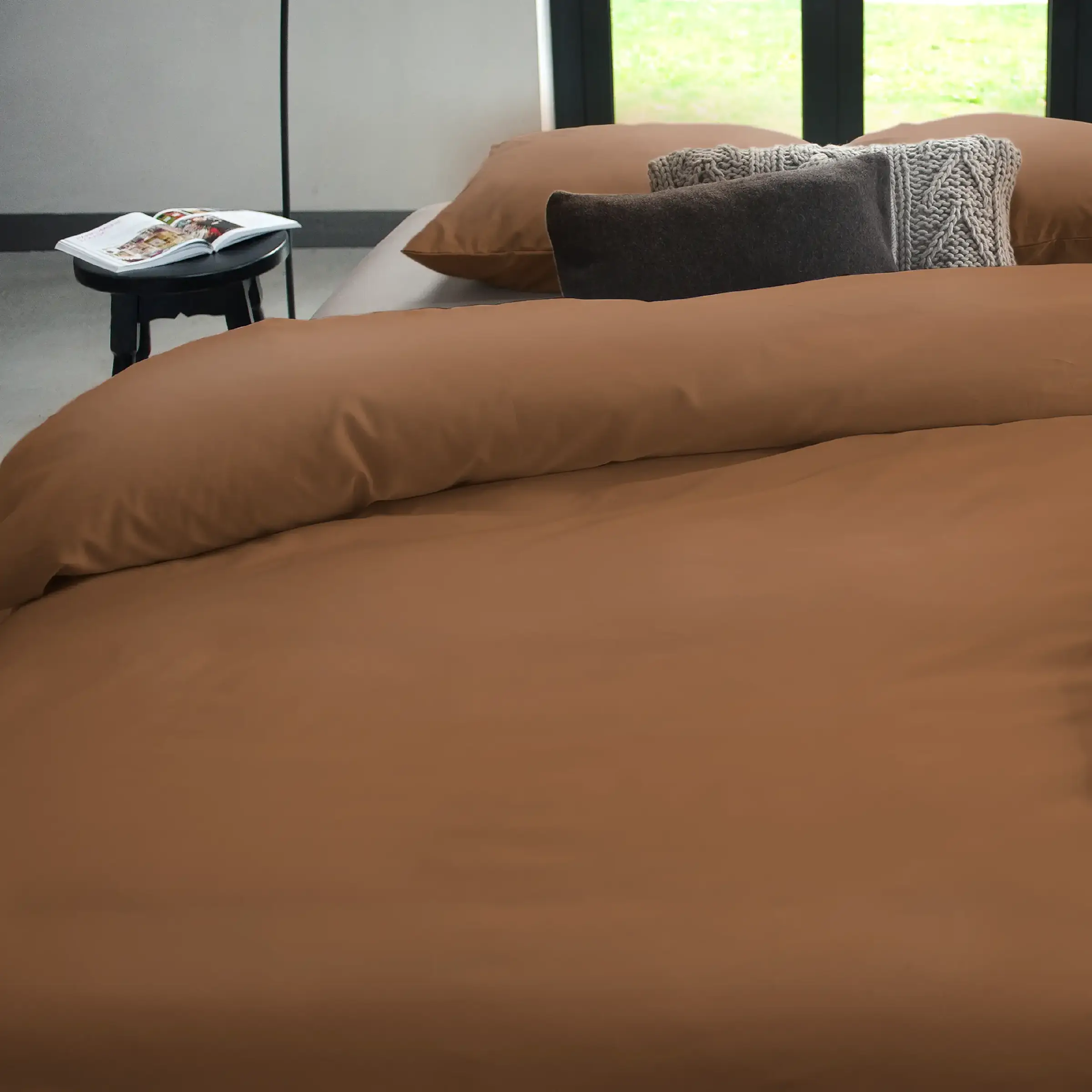 Dommelin Kussensloop Satijn 600TC Cognac